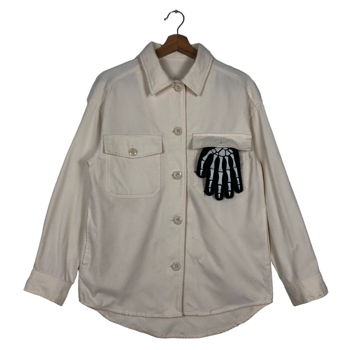 Japanese Brand 🔥90’s Vintage Wool Shirt Jacket Gu Japan Issey Miyake Size US S / EU 44-46 / 1 - 2 Thumbnail