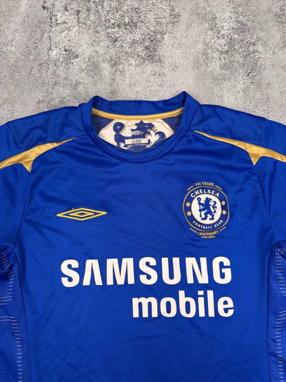 Umbro Umbro Chelsea FC Men Football Shirt 2005-2006 Home Blue Size US M / EU 48-50 / 2 - 3 Thumbnail