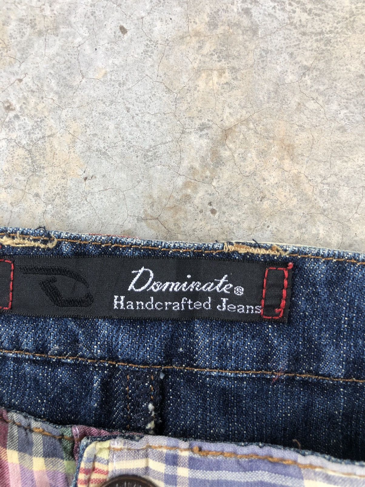 Japanese Brand Japanese Dominate Handcrafted Double Waist Distressed Jeans Size US 34 / EU 50 - 15 Thumbnail