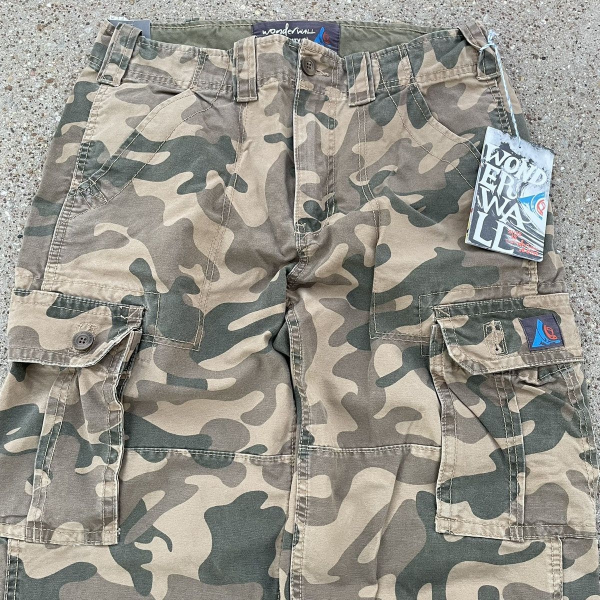 Other Vintage Wonderfall Camo Baggy Cargo Pants Surf Utility 33x30 Size US 33 - 5 Thumbnail