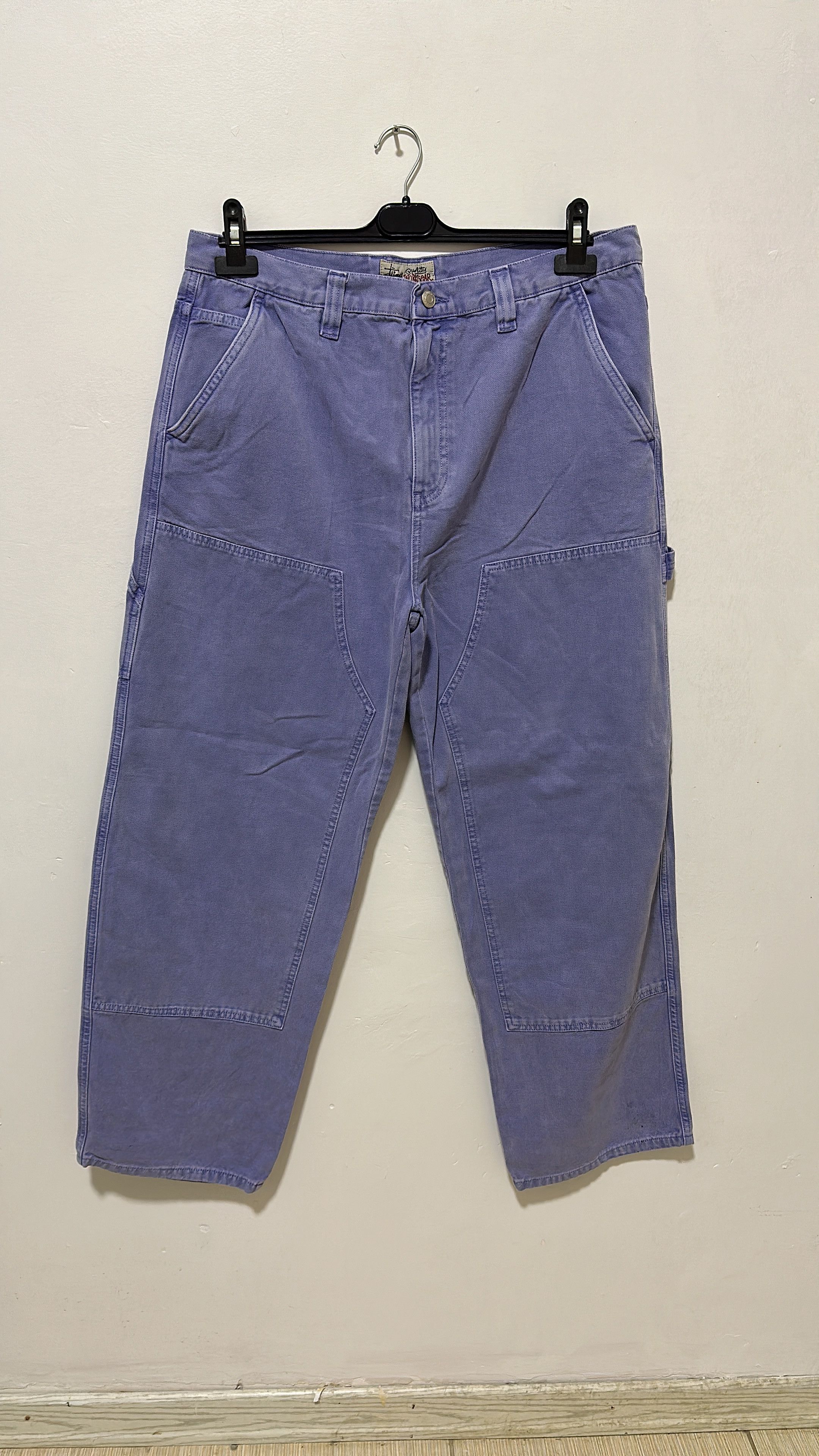 Stussy Stussy Hydrangea Double Knee Work Pant Canvas Size 36 Size US 36 / EU 52 - 2 Thumbnail