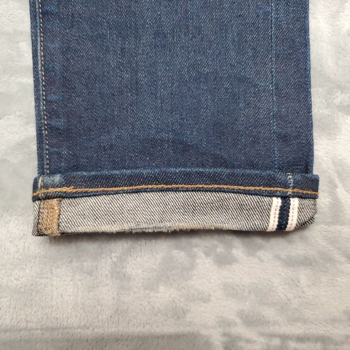 Uniqlo J Crew Selvedge Jeans Mens 30x32 770 Japanese Kaihara Denim Button Fly Slim Fit Jeans Size US 31 - 3 Thumbnail