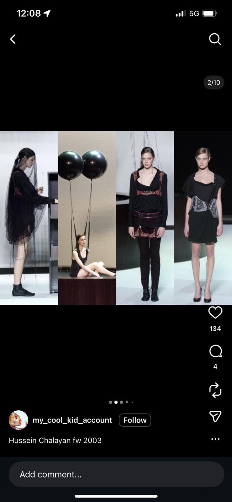 Hussein Chalayan 2003 Hussien Chalayan Asymmetrical Shirt Runway 10 Size M / US 6-8 / IT 42-44 - 18 Thumbnail