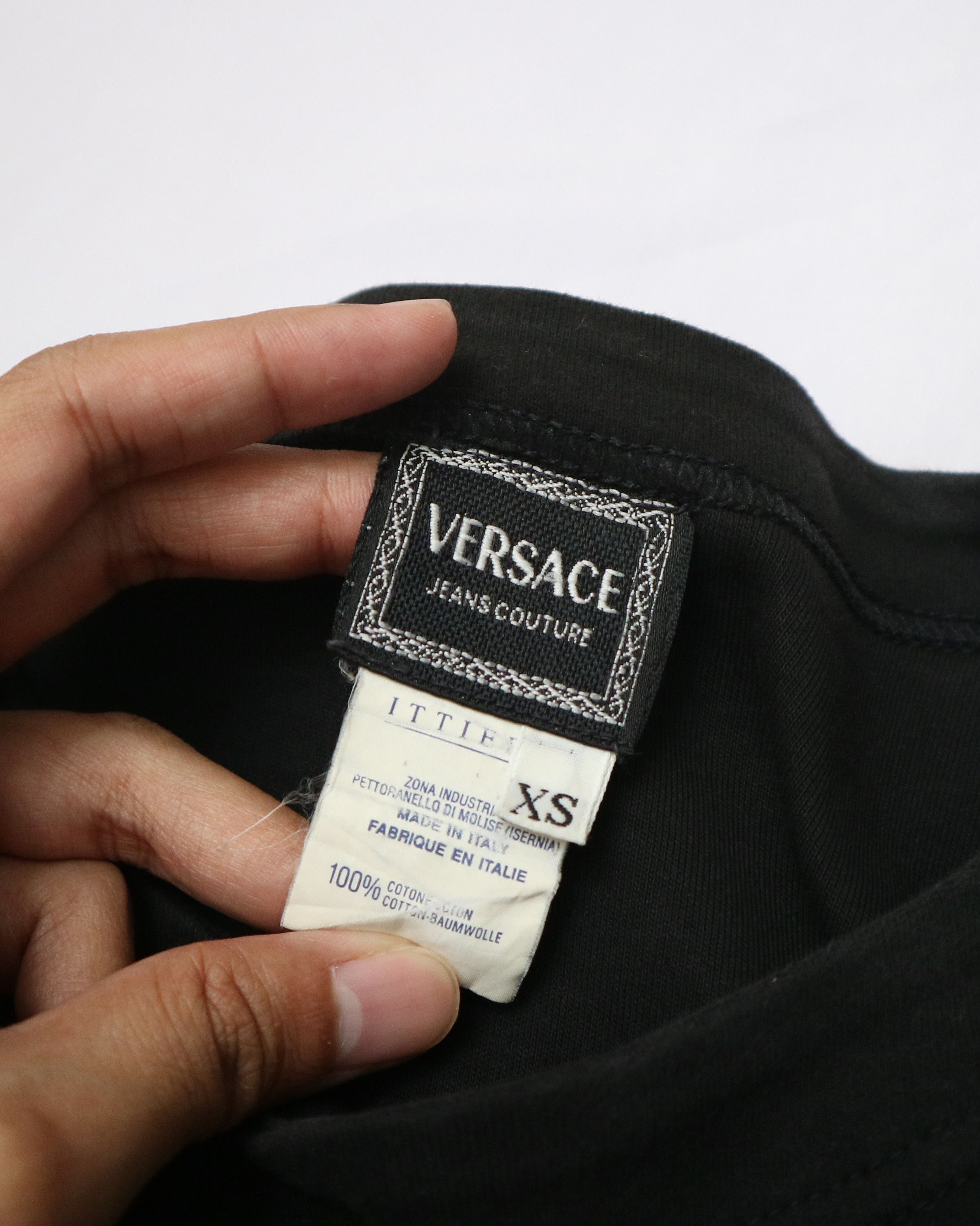 Versace × Vintage vintage VERSACE longsleeve tshirt Size US XS / EU 42 / 0 - 6 Thumbnail