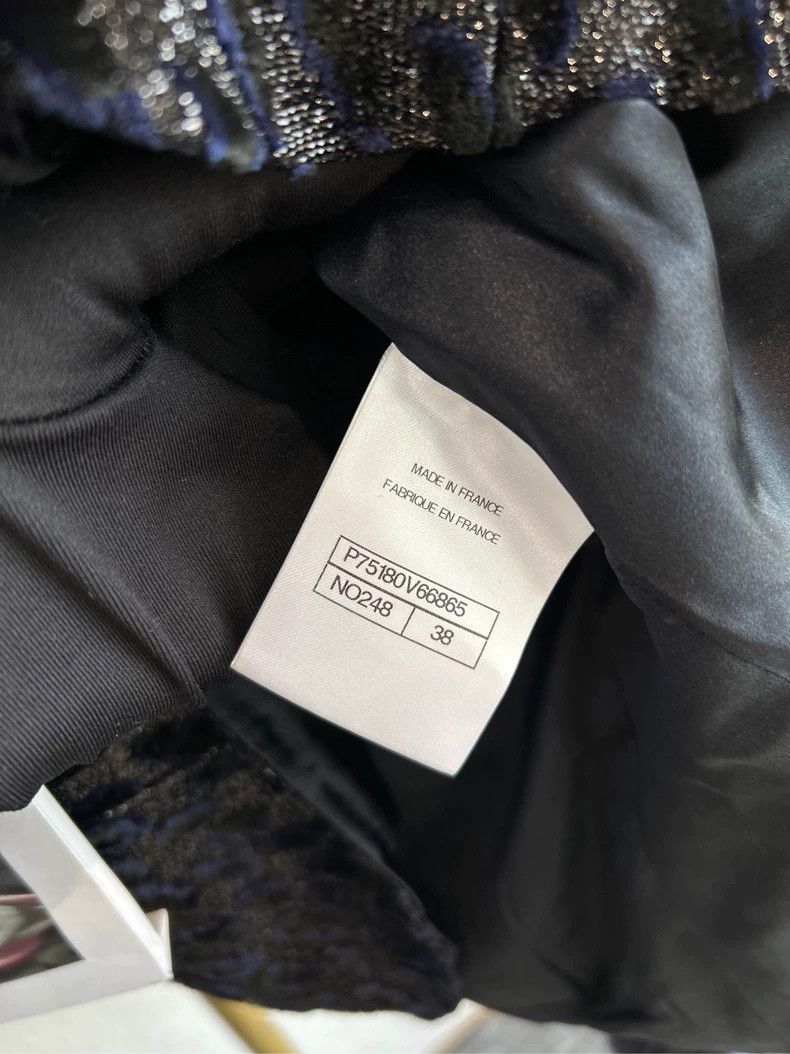 Chanel Chanel 23a high-end handicraft workshop blue and black vel Size XS / US 0-2 / IT 36-38 - 6 Thumbnail