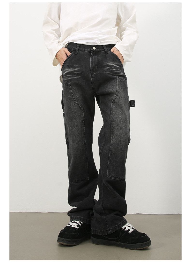 Japanese Brand × Jean American Street Washed Vintage Flared Cargo Jeans Size US 32 / EU 48 - 2 Thumbnail