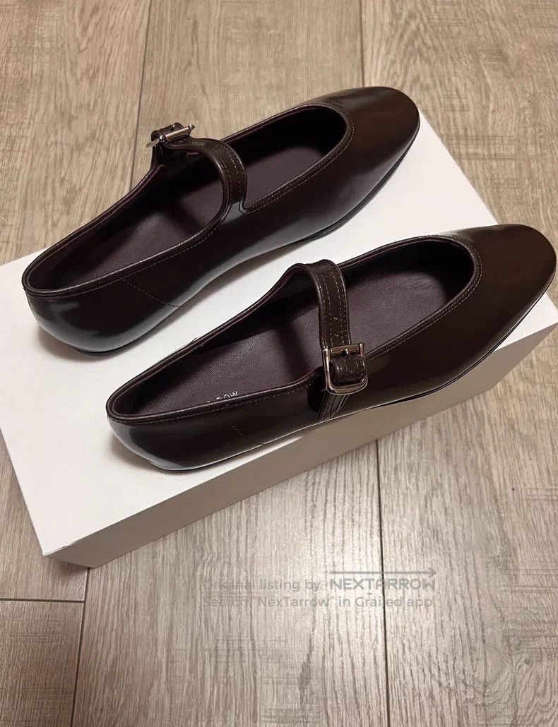 The Row The Row Mary Jane Black Loafers Size US 5.5 / IT 35.5 - 2 Thumbnail