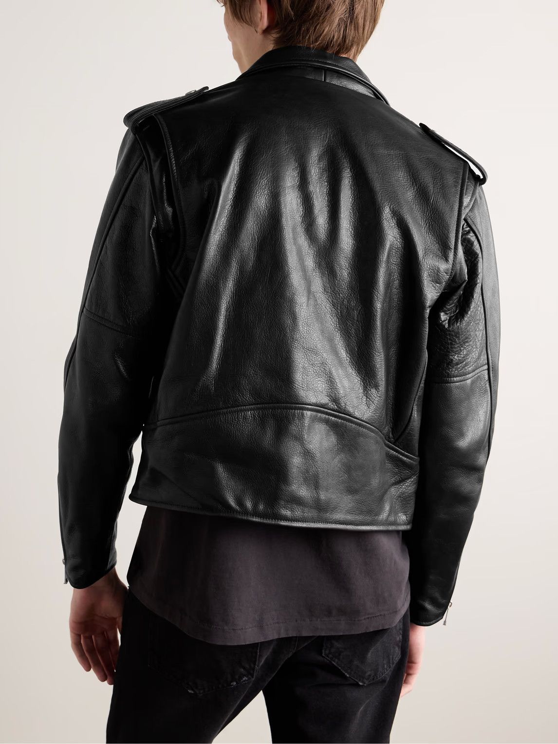 Enfants Riches Deprimes Enfants Riches Déprimés Black Rose Buckle Leather Jacket Size US M / EU 48-50 / 2 - 15 Thumbnail