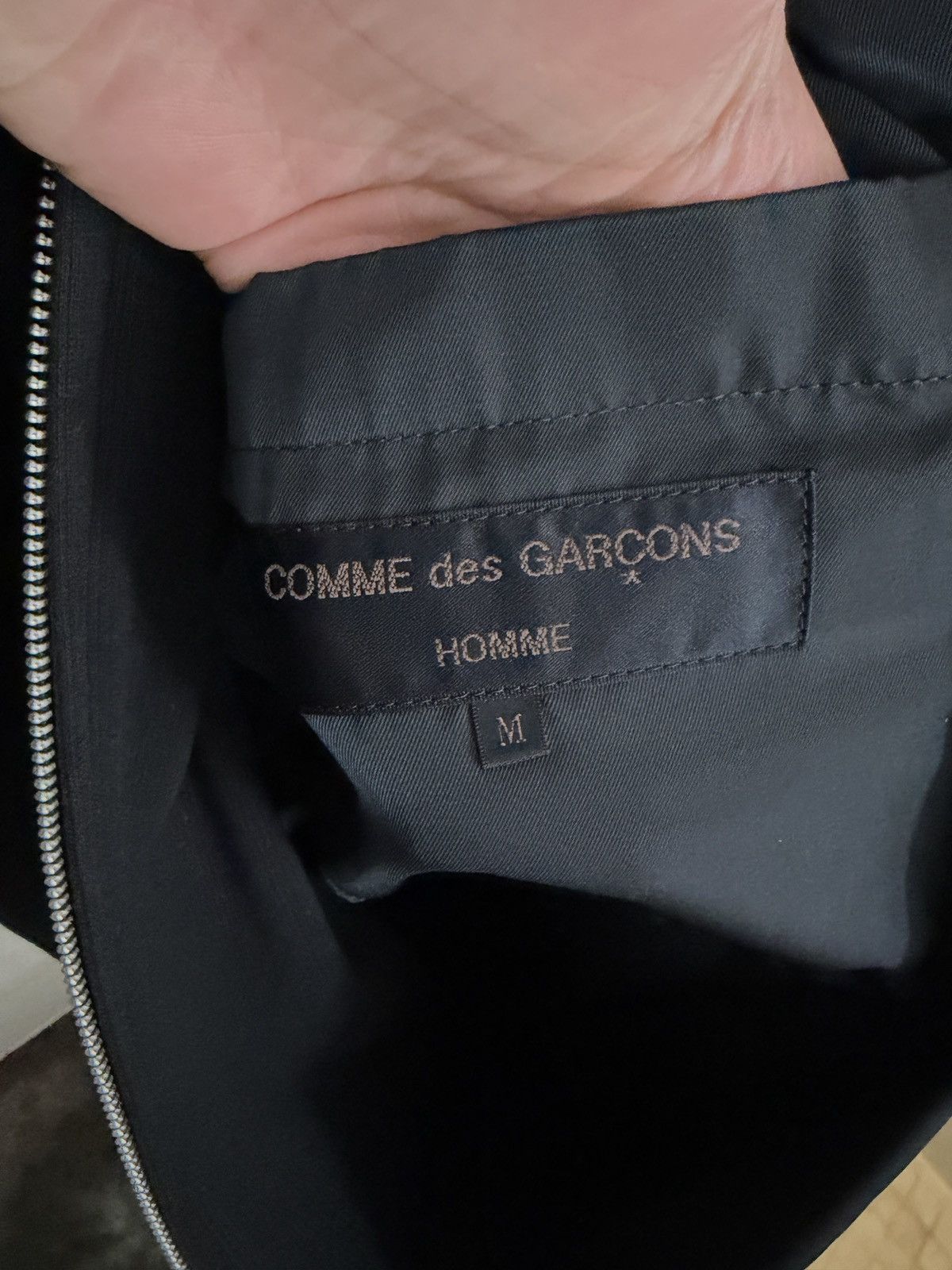Comme des Garcons Homme Archive Comme Des Garçons Homme 1994 Dual Zipper Bomber Size US M / EU 48-50 / 2 - 5 Thumbnail