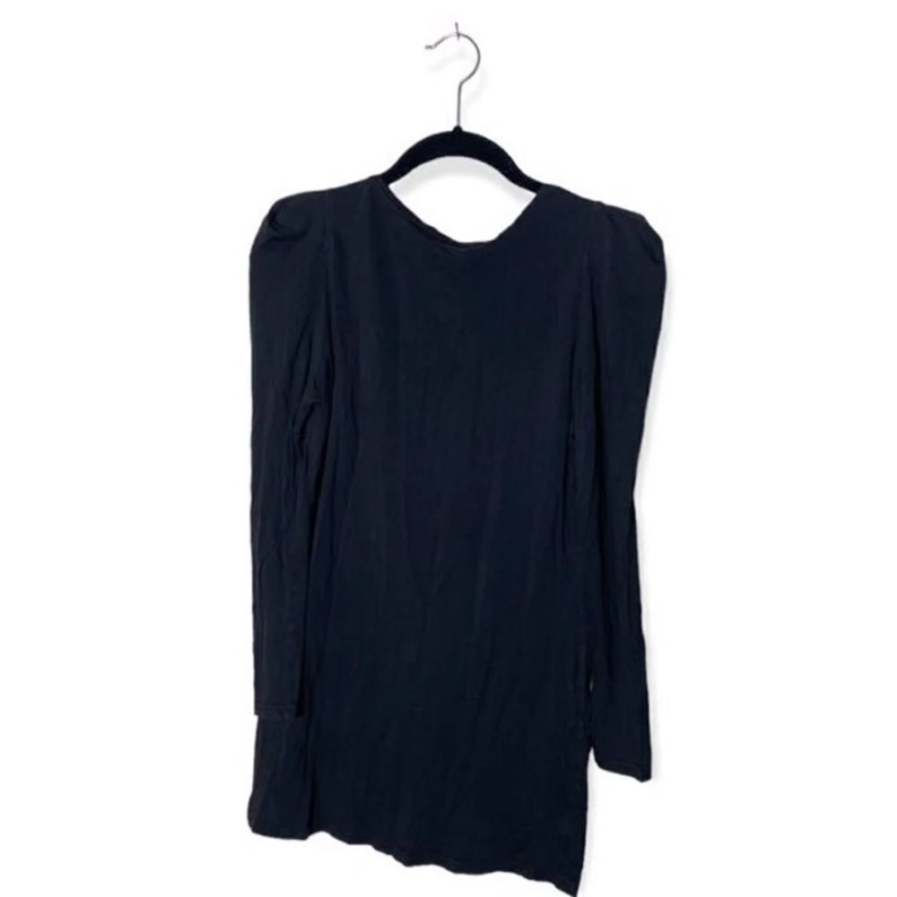 Other Piko 1988 Women’s Size M Black Vintage Cotton Blouse Shoulde Size M / US 6-8 / IT 42-44 - 2 Thumbnail
