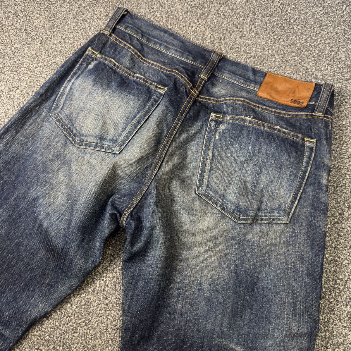 Undercover × Uniqlo 🔥🇯🇵 Vintage 90s Archival S002 Uniqlo UJ Rusty Denim Size US 33 - 8 Thumbnail