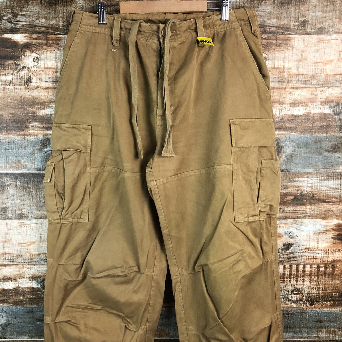 Japanese Brand Arme Brown Cargo Multipocket Pants #A1921 Size US 31 - 5 Thumbnail