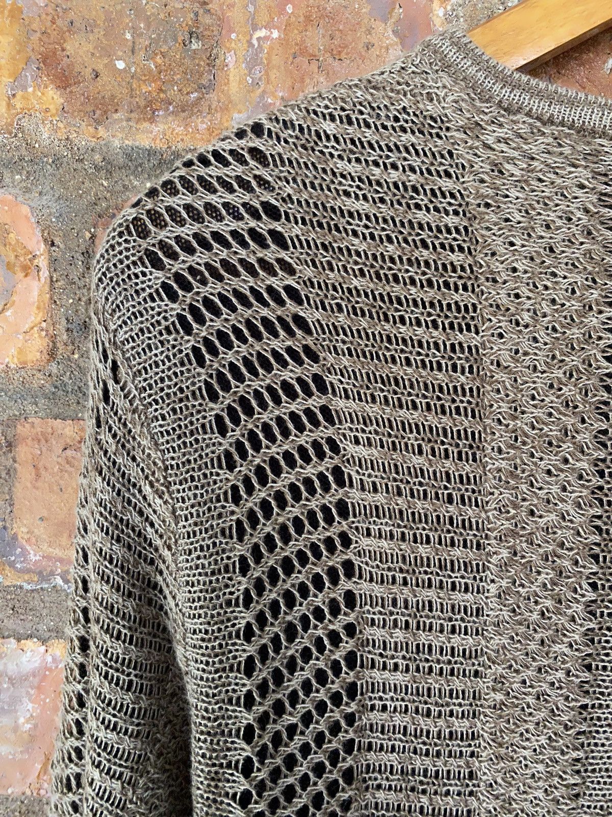 General Research × Japanese Brand × Slick SLICK Japan Mesh spider Web Knit Size US S / EU 44-46 / 1 - 16 Thumbnail