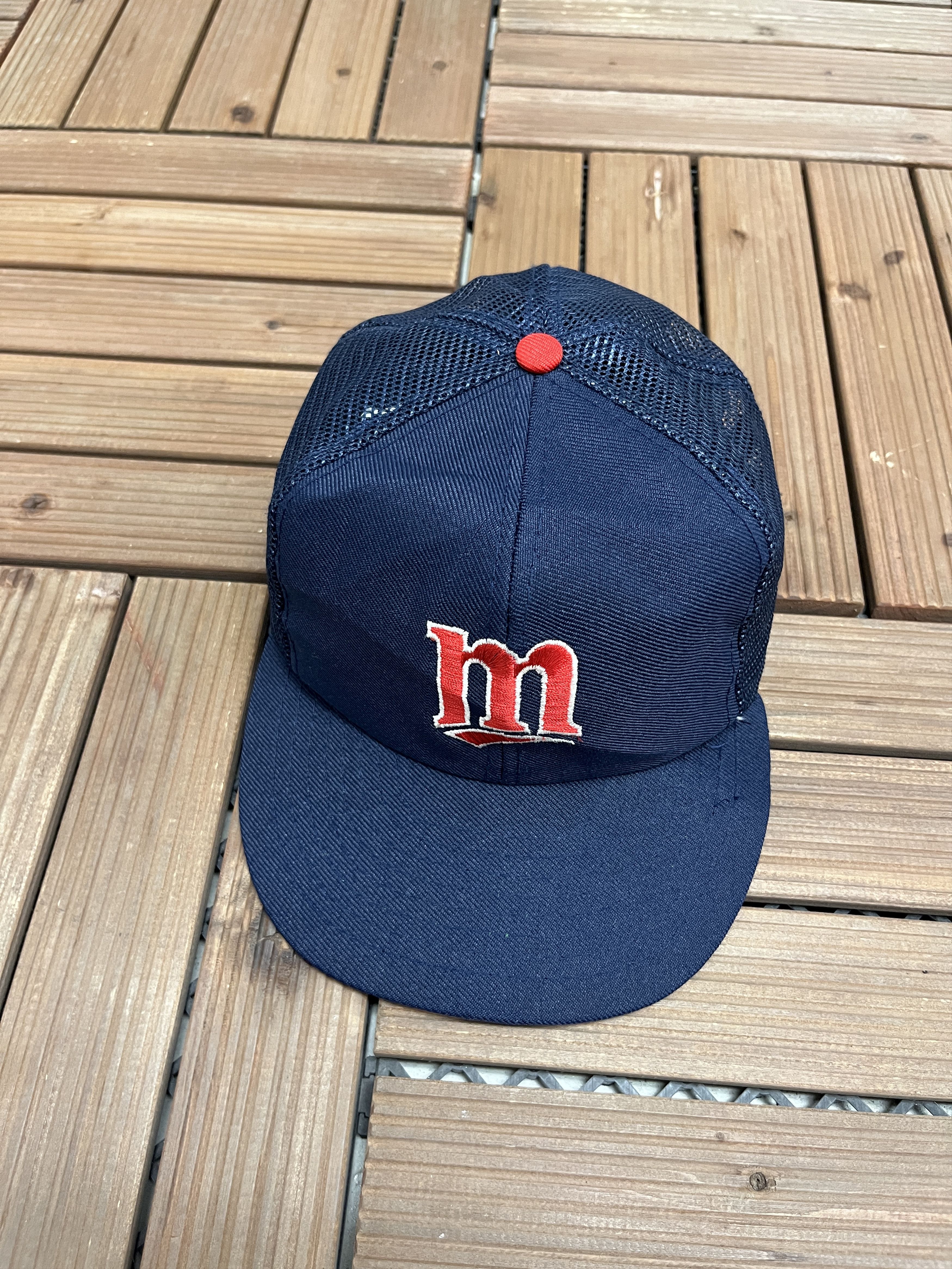 Vintage Minnesota Twins Vintage Blue Snap Back Hat Size ONE SIZE - 1 Thumbnail