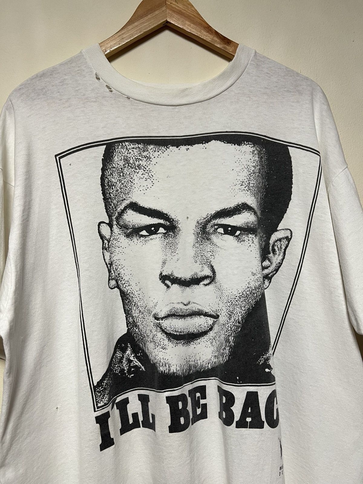 Vintage Vintage Mike Tyson 90s Vtg T-Shirt Size US XL / EU 56 / 4 - 3 Thumbnail