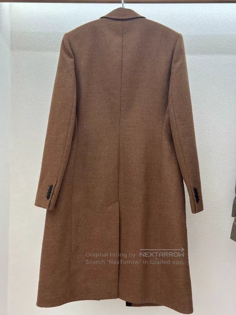 Hermes Hermes Camel Wool Coat Jacket with Classic Notched Lapel a Size XS / US 0-2 / IT 36-38 - 2 Thumbnail