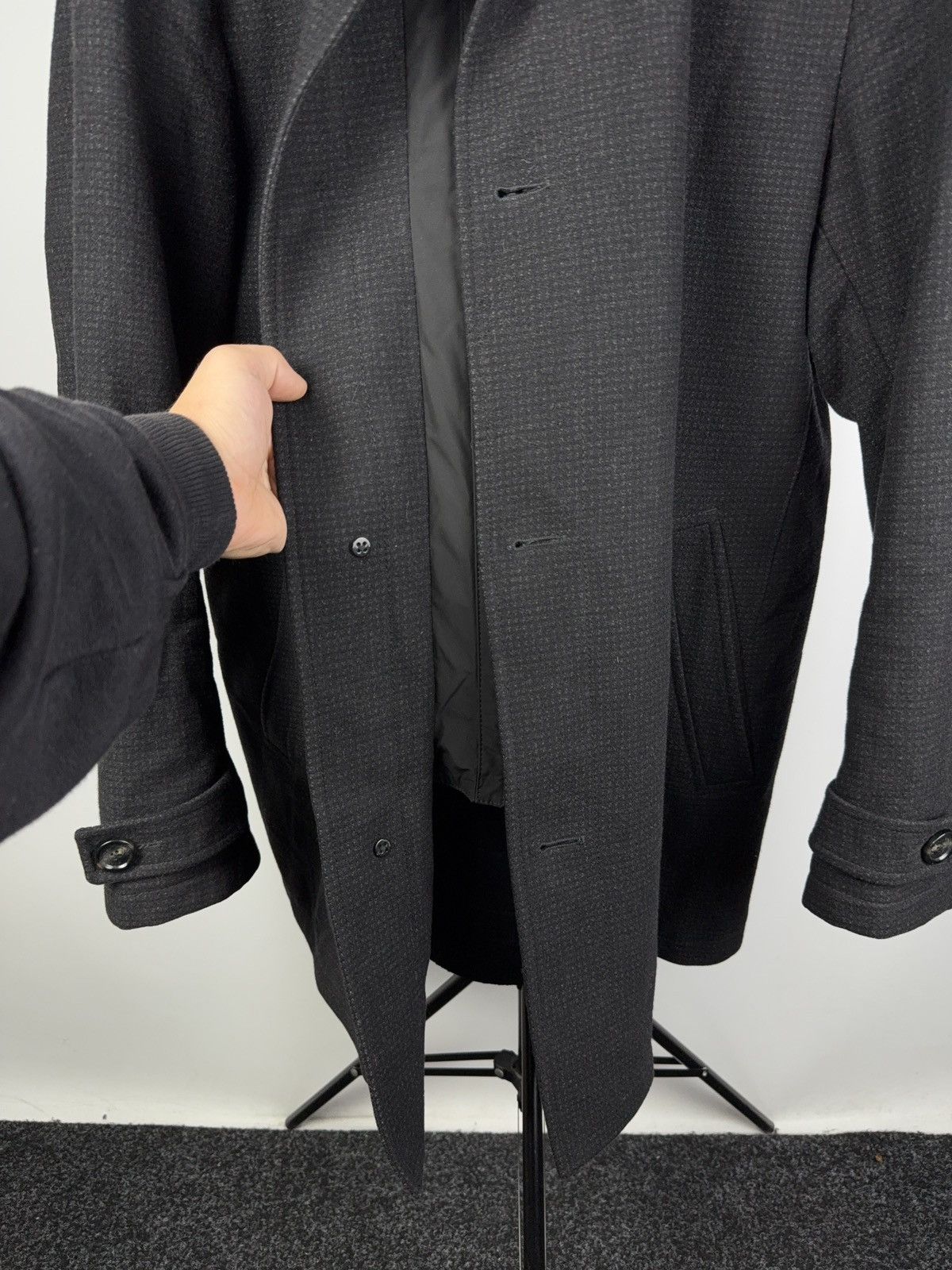 Hugo Boss Designer 00s Hugo Boss Archive Retro Luxury Hevy coat jacket Size US XL / EU 56 / 4 - 12 Thumbnail