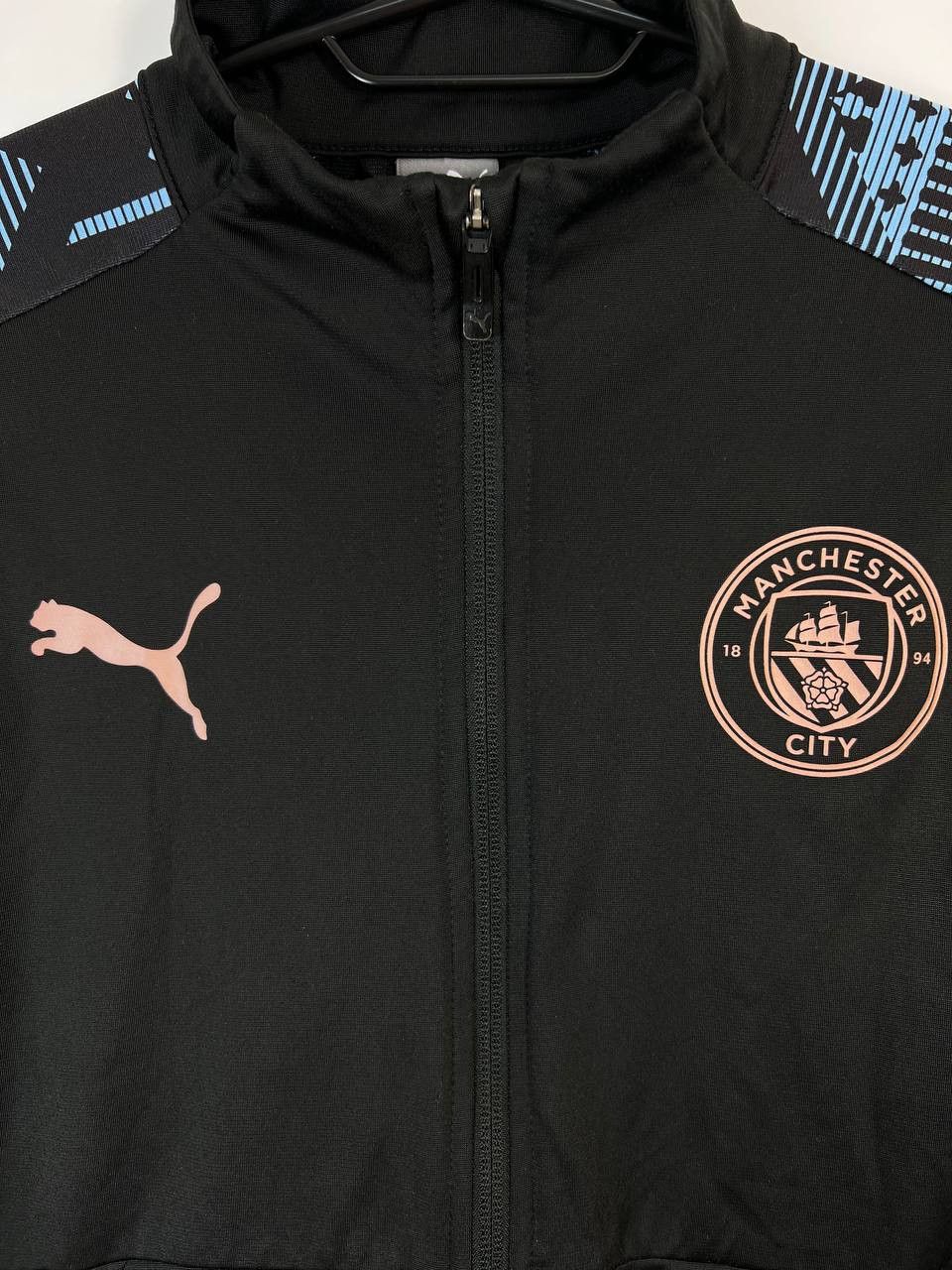 Puma Puma Manchester City Full Zip Soccer Training Jacket Size L Size US S / EU 44-46 / 1 - 2 Thumbnail