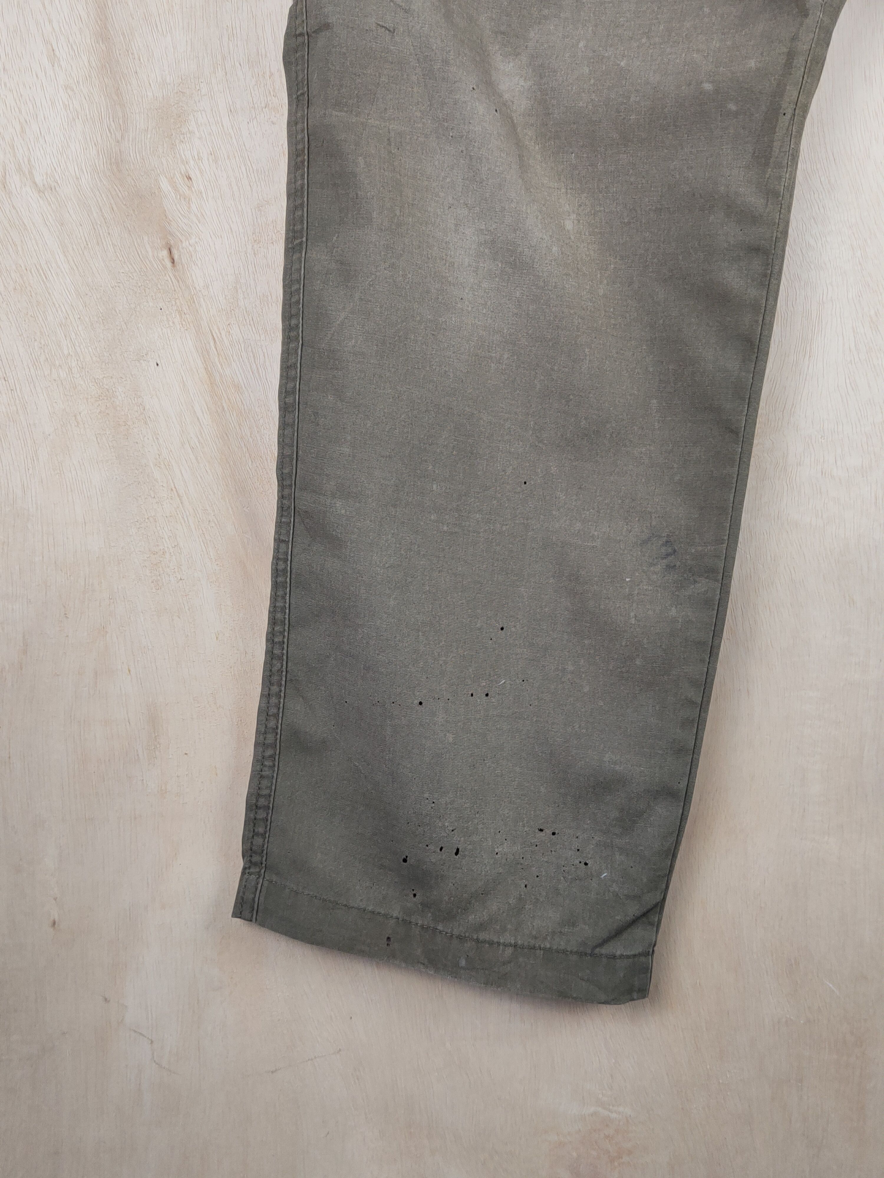 Japanese Brand O.R.G Olive Faded Multipocket Tactical Cargo Pants #S2453 Size US 31 - 5 Thumbnail