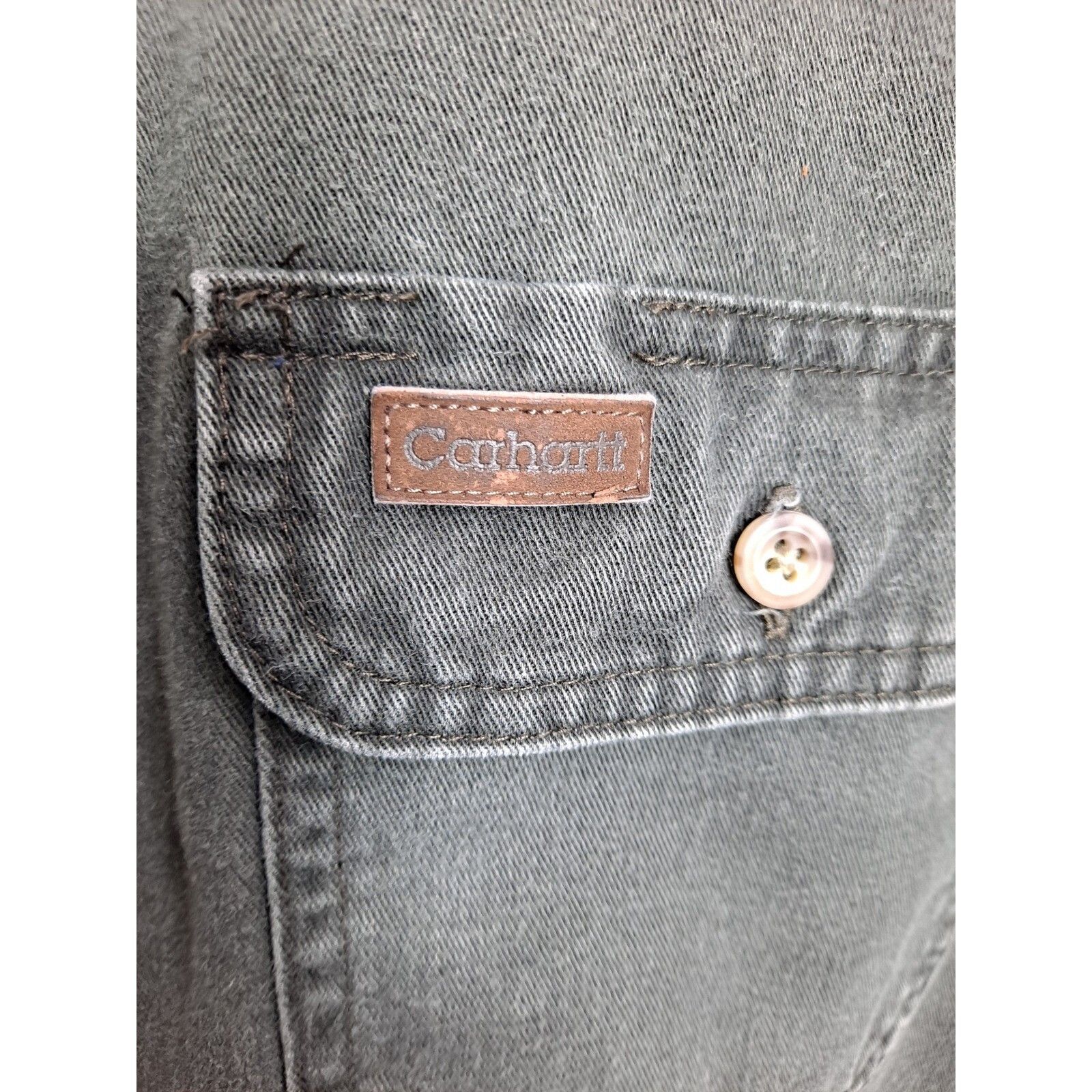 Carhartt Carhartt Work Shirt Button Up Long Sleeve Utility Pockets Ol Size US L / EU 52-54 / 3 - 5 Thumbnail