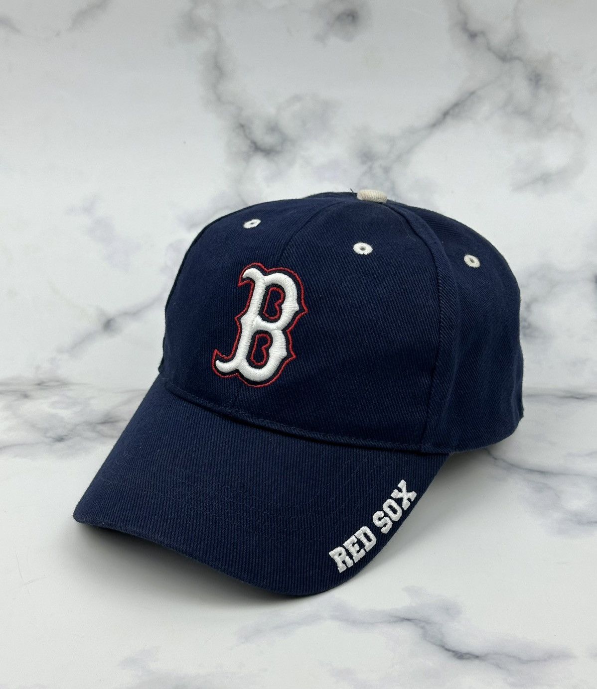 New Era Boston Red Sox MLB Hat Fan Favorite Navy Blue Baseball Cap Size ONE SIZE - 1 Thumbnail