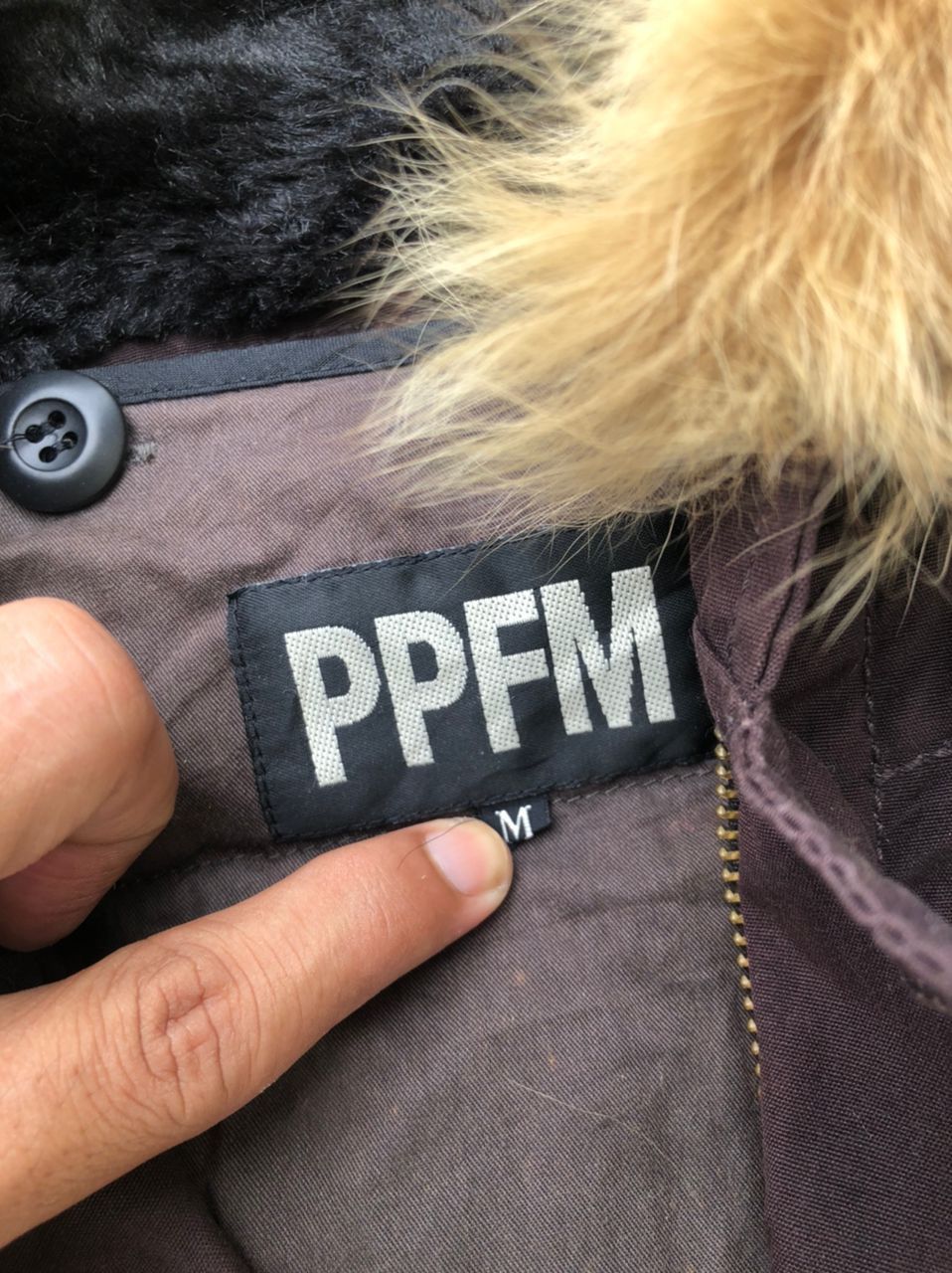If Six Was Nine × Japanese Brand × PPFM Vintage PPFM Fur Parka Jacket Size US M / EU 48-50 / 2 - 4 Thumbnail