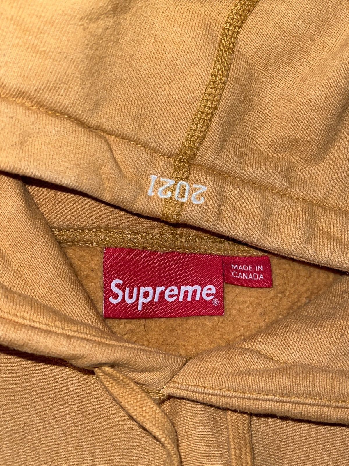 Supreme Mustard Hoodie