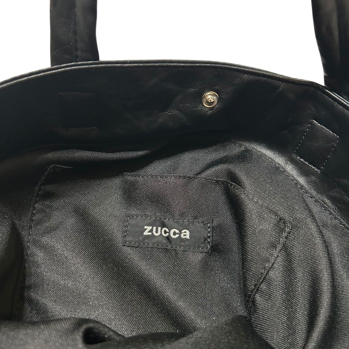 CABANE de ZUCCa 328 00s Cabane de zucca black 2way wrinkled faux leather bag Size ONE SIZE - 8 Thumbnail