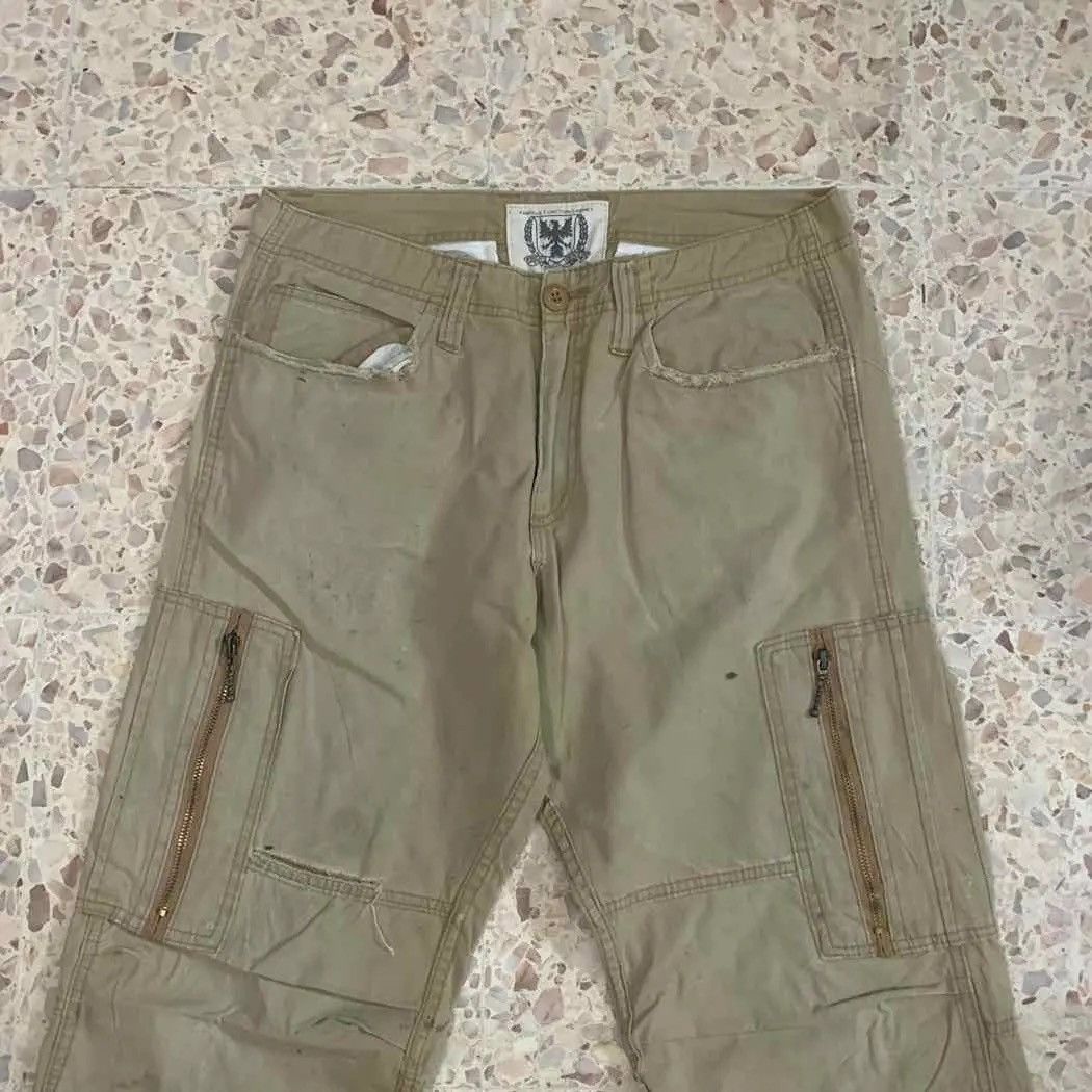 Japanese Brand RUSTY DIRTY! Japanese Vintage Utility Trousers Distressed Size US 31 - 4 Thumbnail