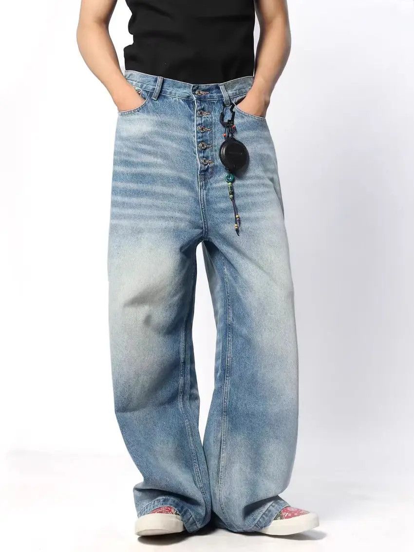 Designer × Japanese Brand Vintage Hip Hop Street Loose Casual Pants Size US 32 / EU 48 - 1 Thumbnail