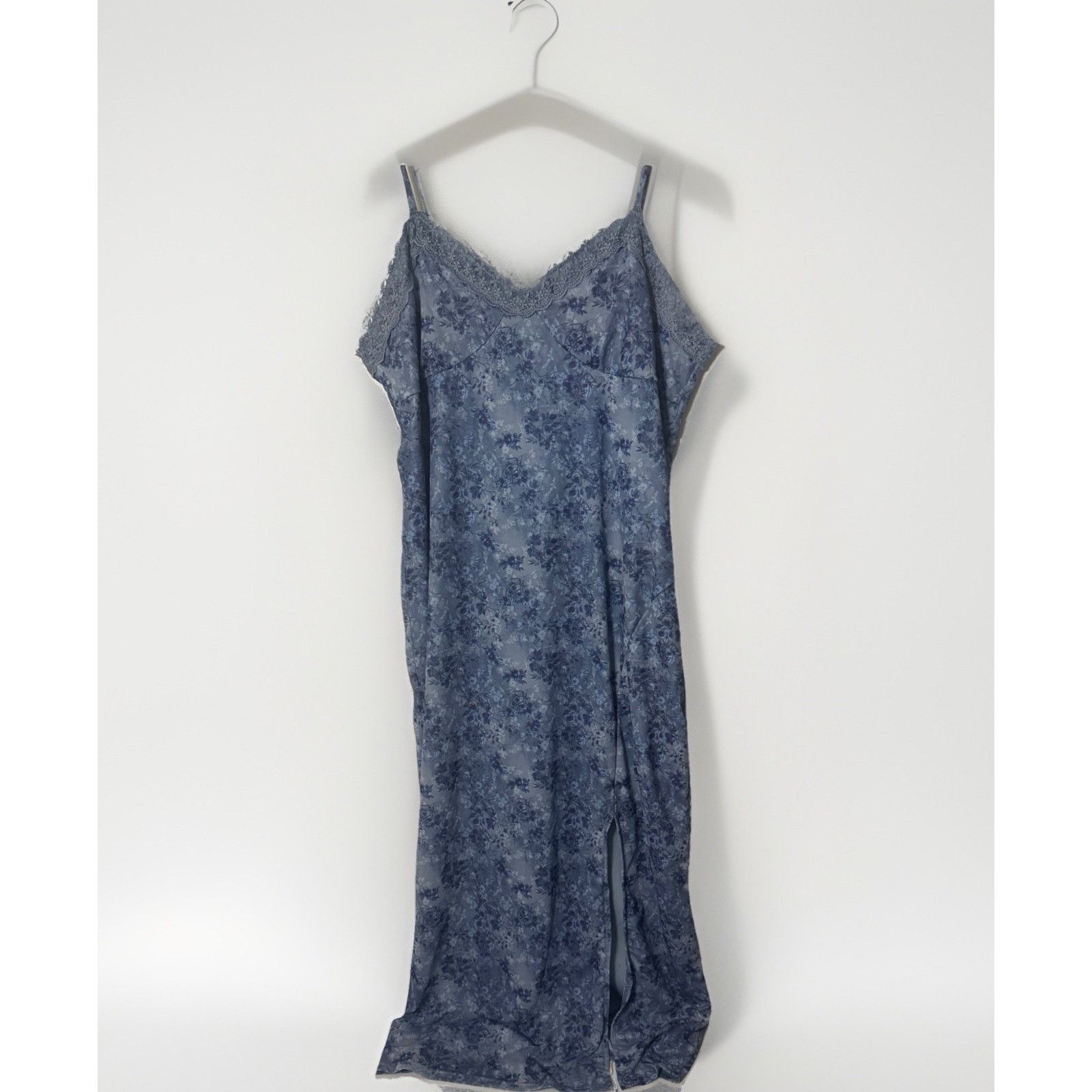 Other Y2K Slip Floral Mesh Lace Slit Whimsy Grunge Cottage Dress Size XXL / US 16-18 / IT 52-54 - 1 Thumbnail