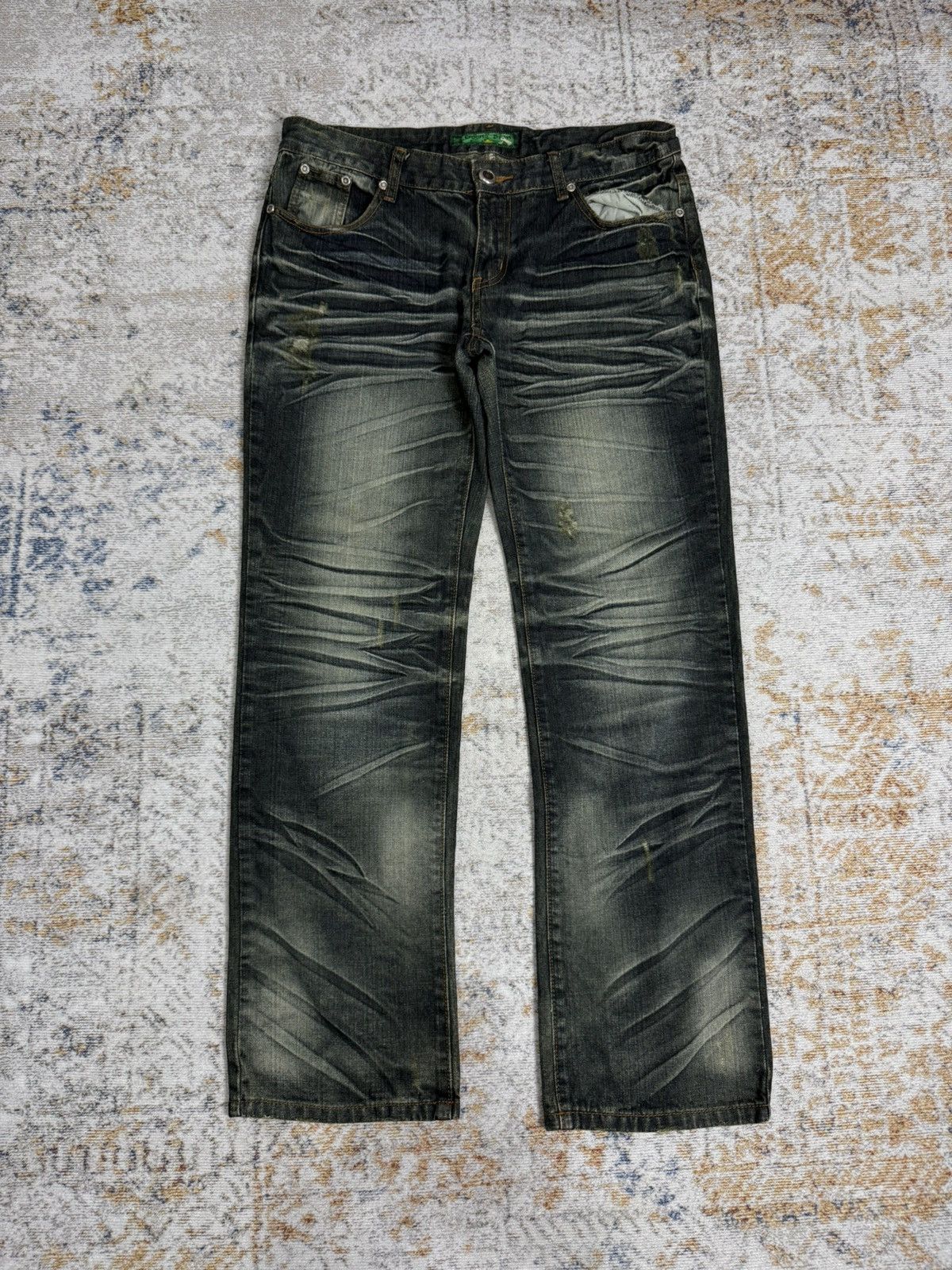 Dong san y2k style denim pants