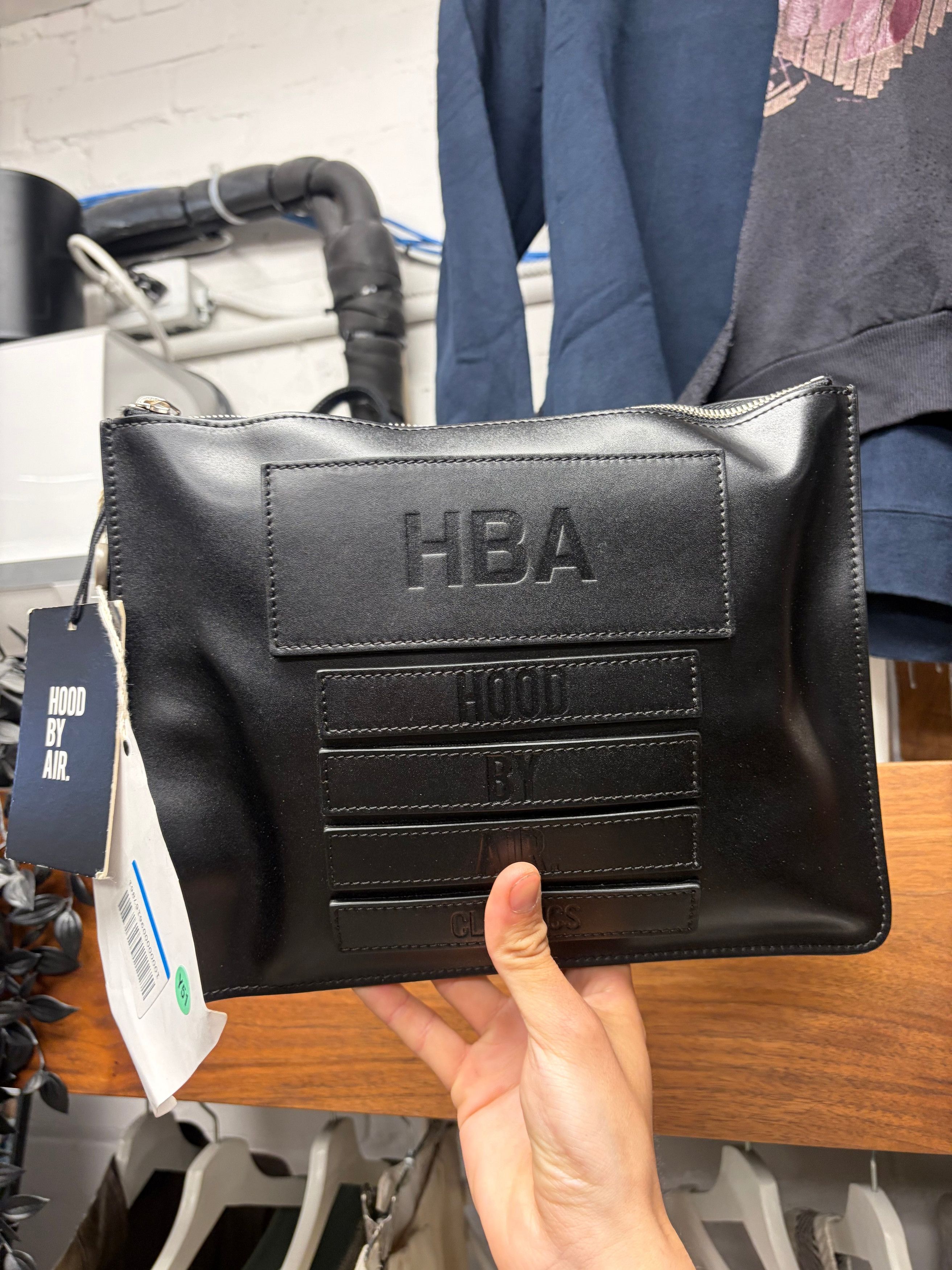 Hood By Air HOOD BY AIR X EMPIRE-2015 Black Velvet Pillow Backpack