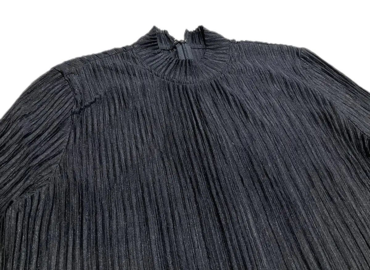 Homme Plisse Issey Miyake × Japanese Brand × Pleats Please Issey Miyake ♟️ Sick Japanese Pleats Pleated Shirt Issey Miyake Style Size L / US 10 / IT 46 - 2 Thumbnail