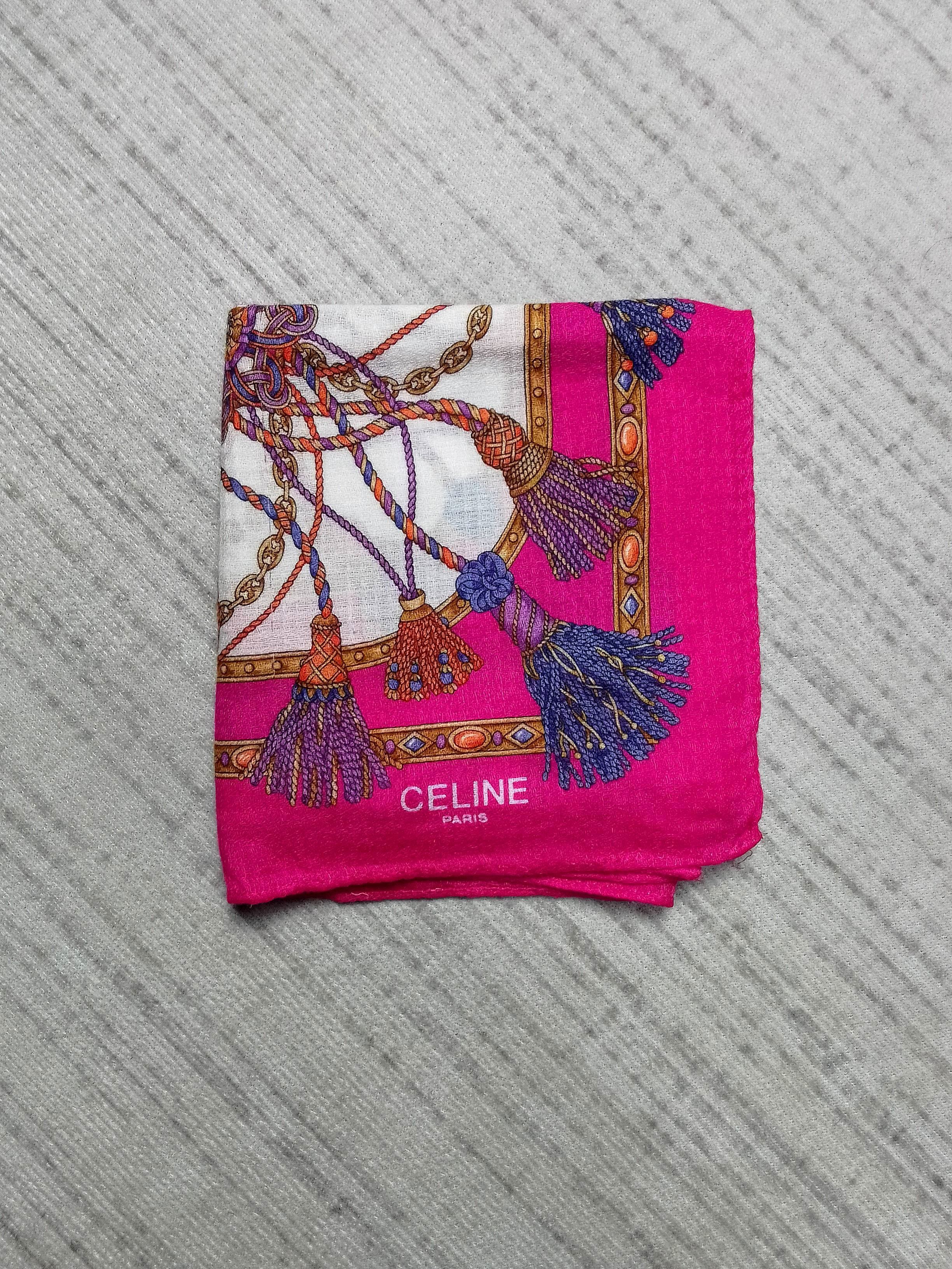 Celine Celine cotton scarf handkerchief neckerchief Size ONE SIZE - 1 Thumbnail