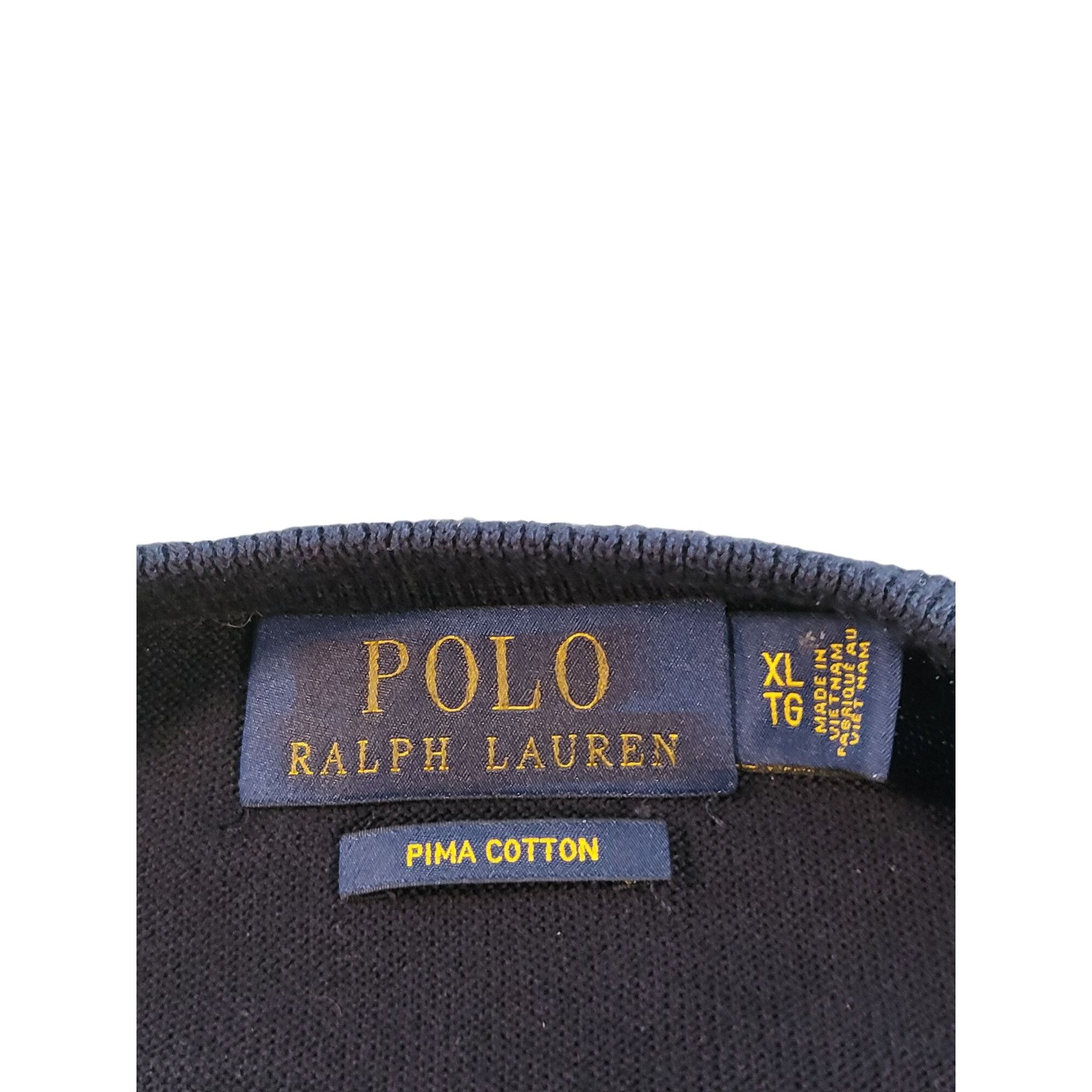Polo Ralph Lauren Polo Ralph Lauren Pima Cotton Sweater Men Sz XL V Neck Blue Size US XL / EU 56 / 4 - 6 Thumbnail