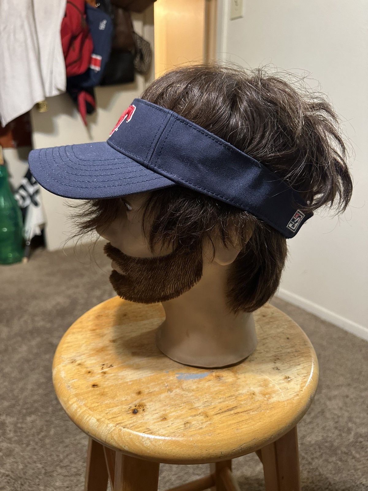 NCAA Vintage NCAA SMU Mustangs “triple blue” sun visor 90s Size ONE SIZE - 5 Thumbnail