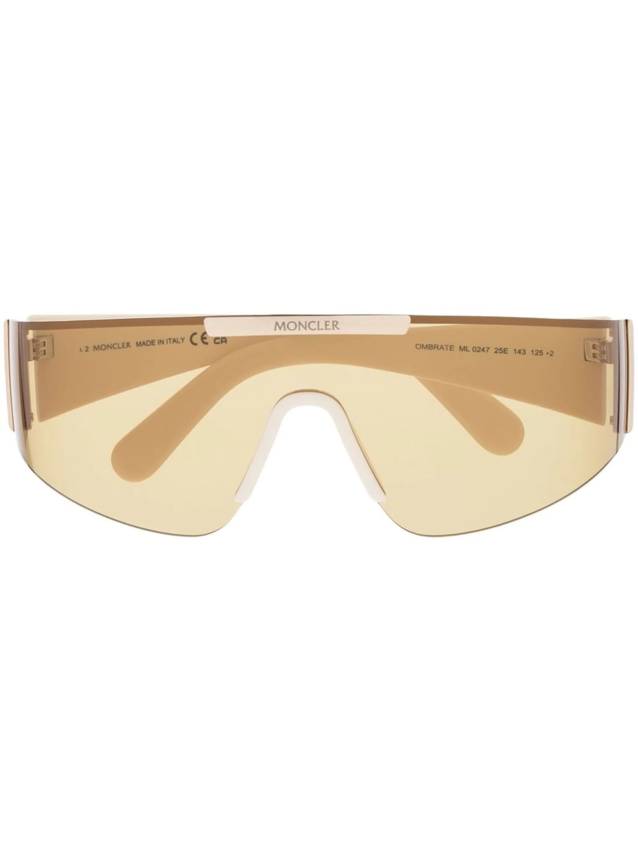 Moncler o1y0225 Size : OS / 99 mm Sunglasses in Ivory/Yellow Size ONE SIZE - 1 Thumbnail