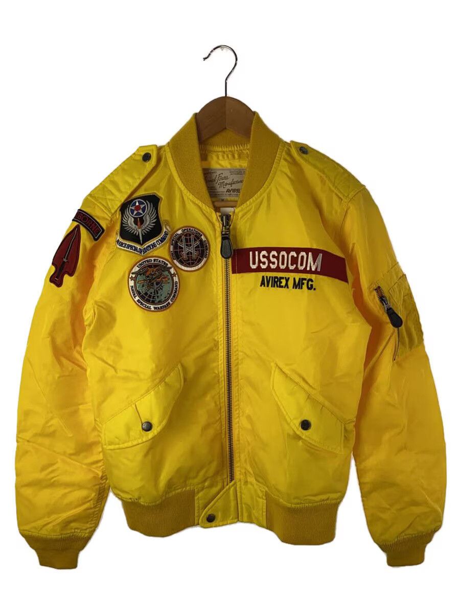 Avirex Avirex L-2 UssoCom Nylon Flight Jacket Yellow Size US L / EU 52-54 / 3 - 1 Thumbnail