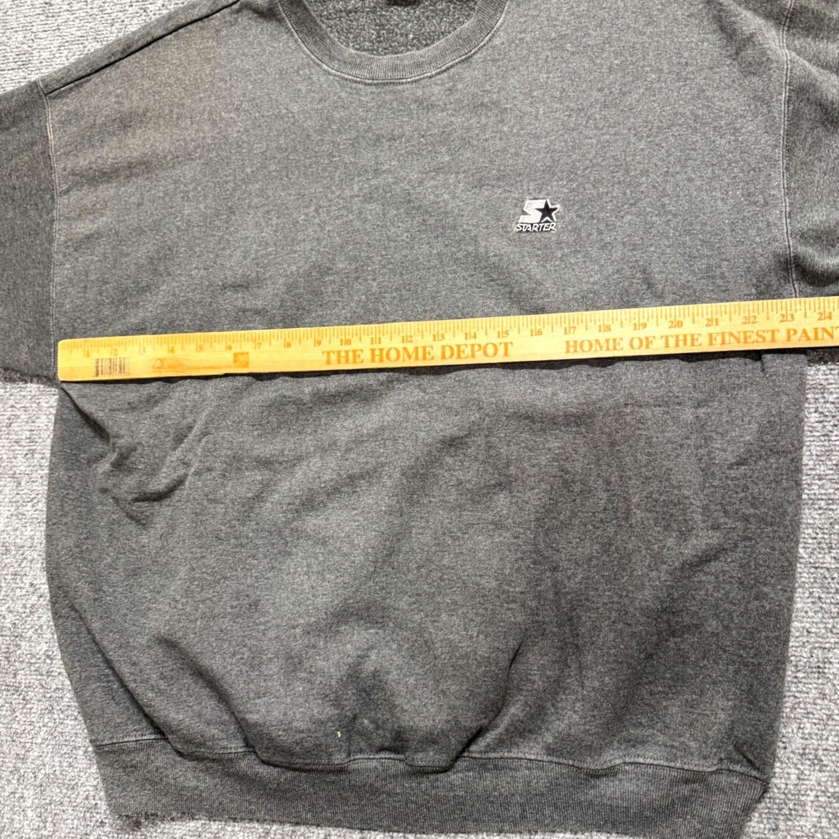 Starter Starter Sweatshirt Pullover Mens XL Black Distressed Cotton Blend Activewear Sweatshirt Pullover Black Mens XL Size US XL / EU 56 / 4 - 6 Thumbnail