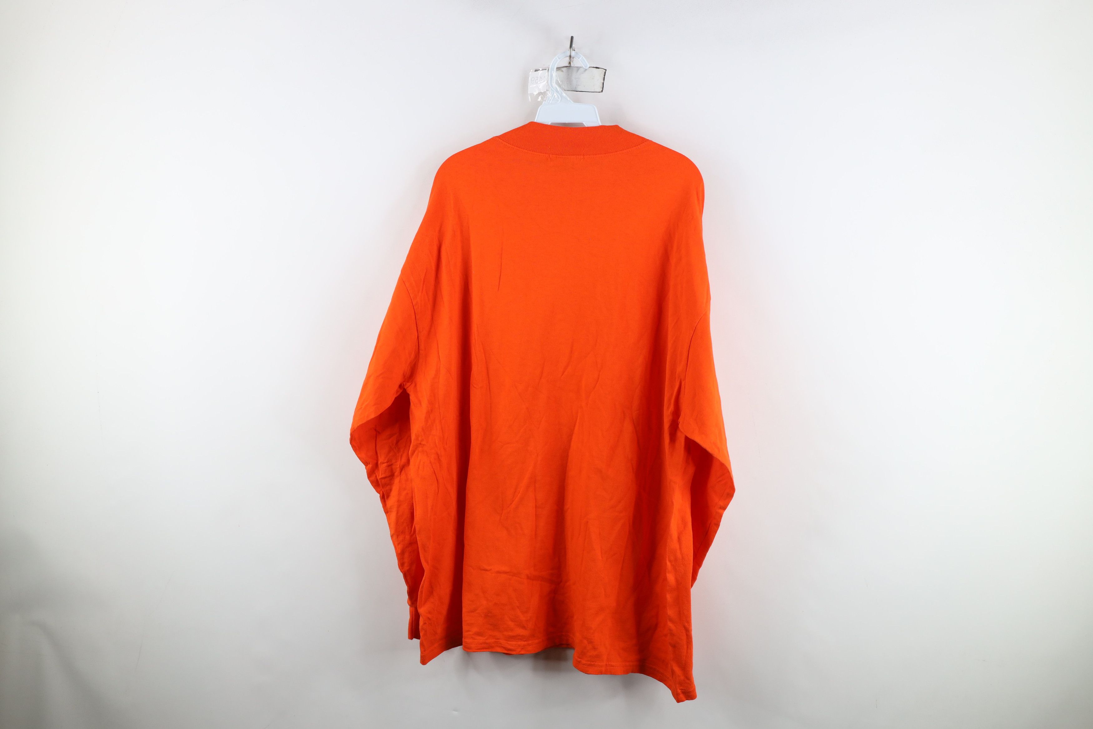 Vintage Vintage 90s Streetwear Mock Neck Long Sleeve T-Shirt Cotton Size US XL / EU 56 / 4 - 8 Thumbnail