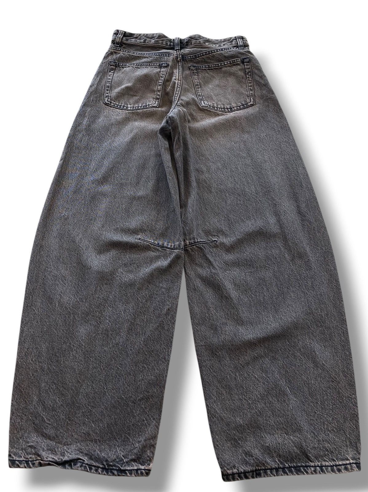 GU Gu Brown Wash Style Barrel Leg Jeans Size US 26 / EU 42 - 3 Thumbnail