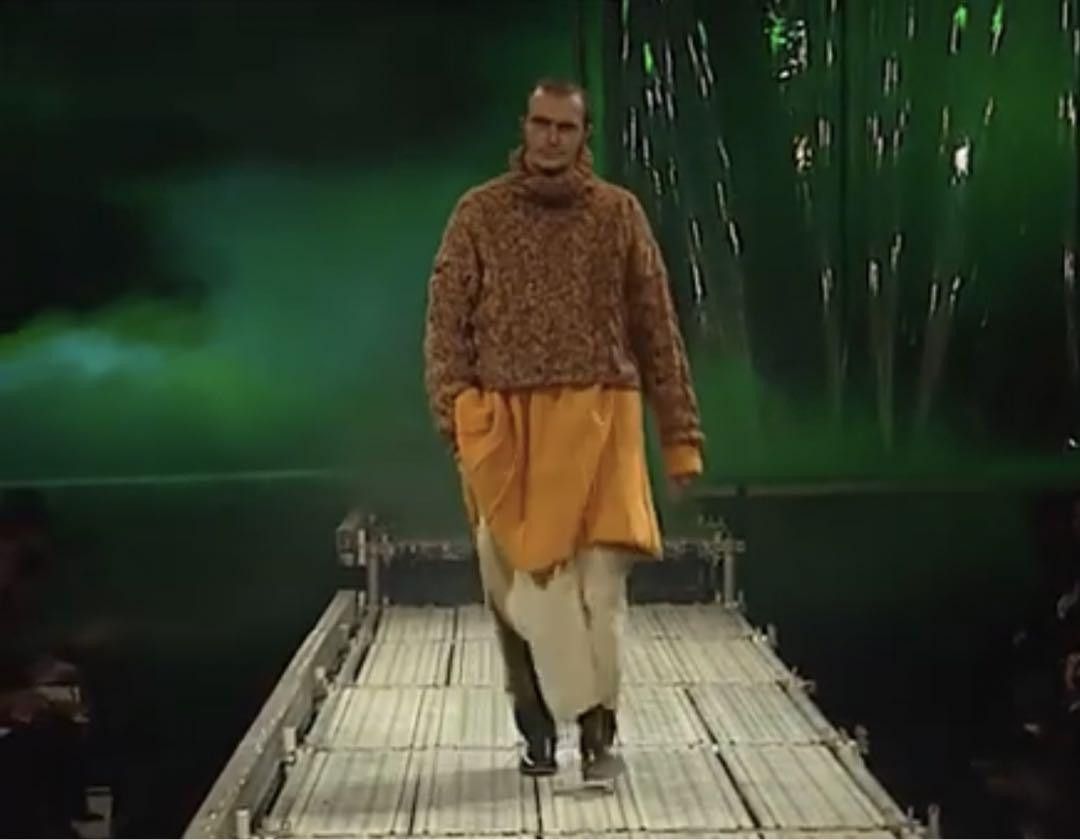 Yohji Yamamoto Yohji Yamamoto Pour Homme 96-97 AW Masterpiece Long Knit Size US M / EU 48-50 / 2 - 1 Thumbnail