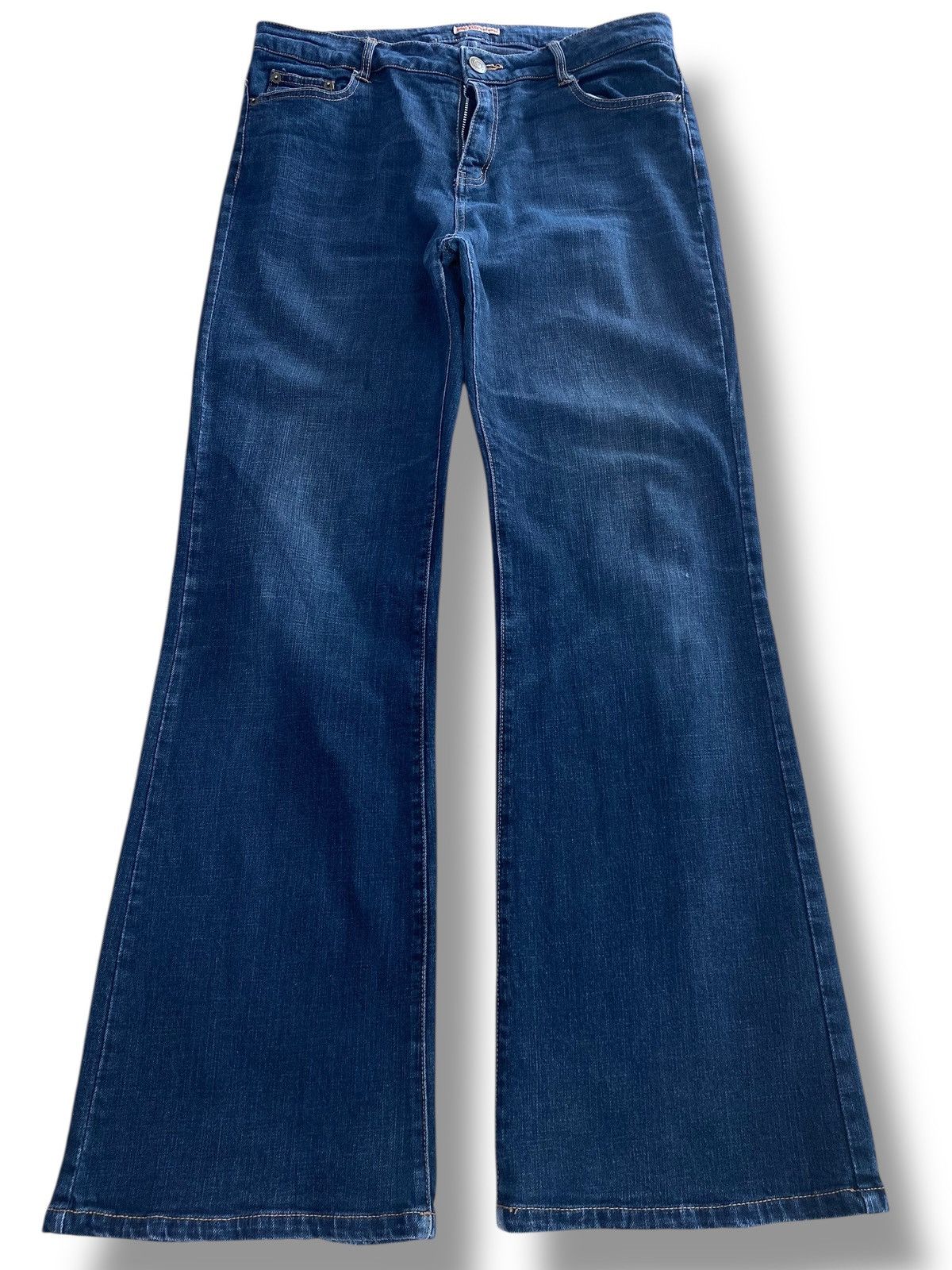 Japanese Brand Japanese Brand Dark Blue Wash Style Flare Jean Size US 32 / EU 48 - 1 Thumbnail