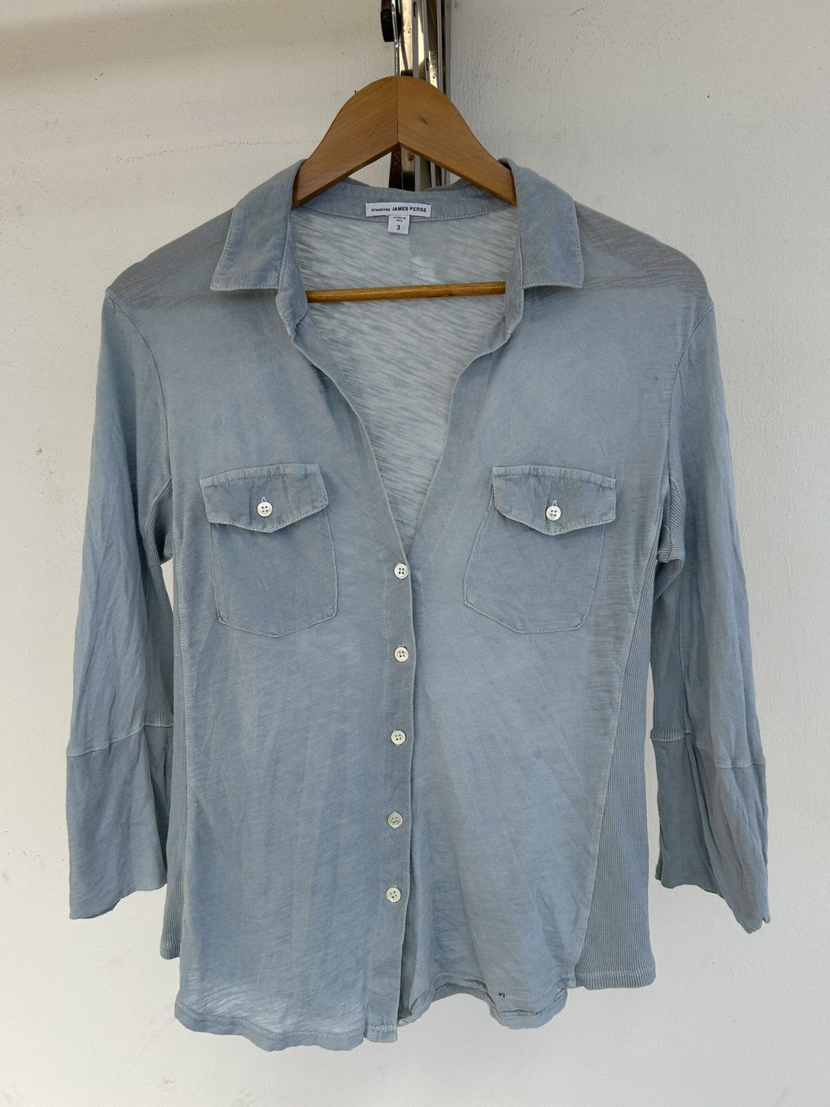 James Perse James Perse Vintage Button Ups Size S / US 4 / IT 40 - 1 Thumbnail