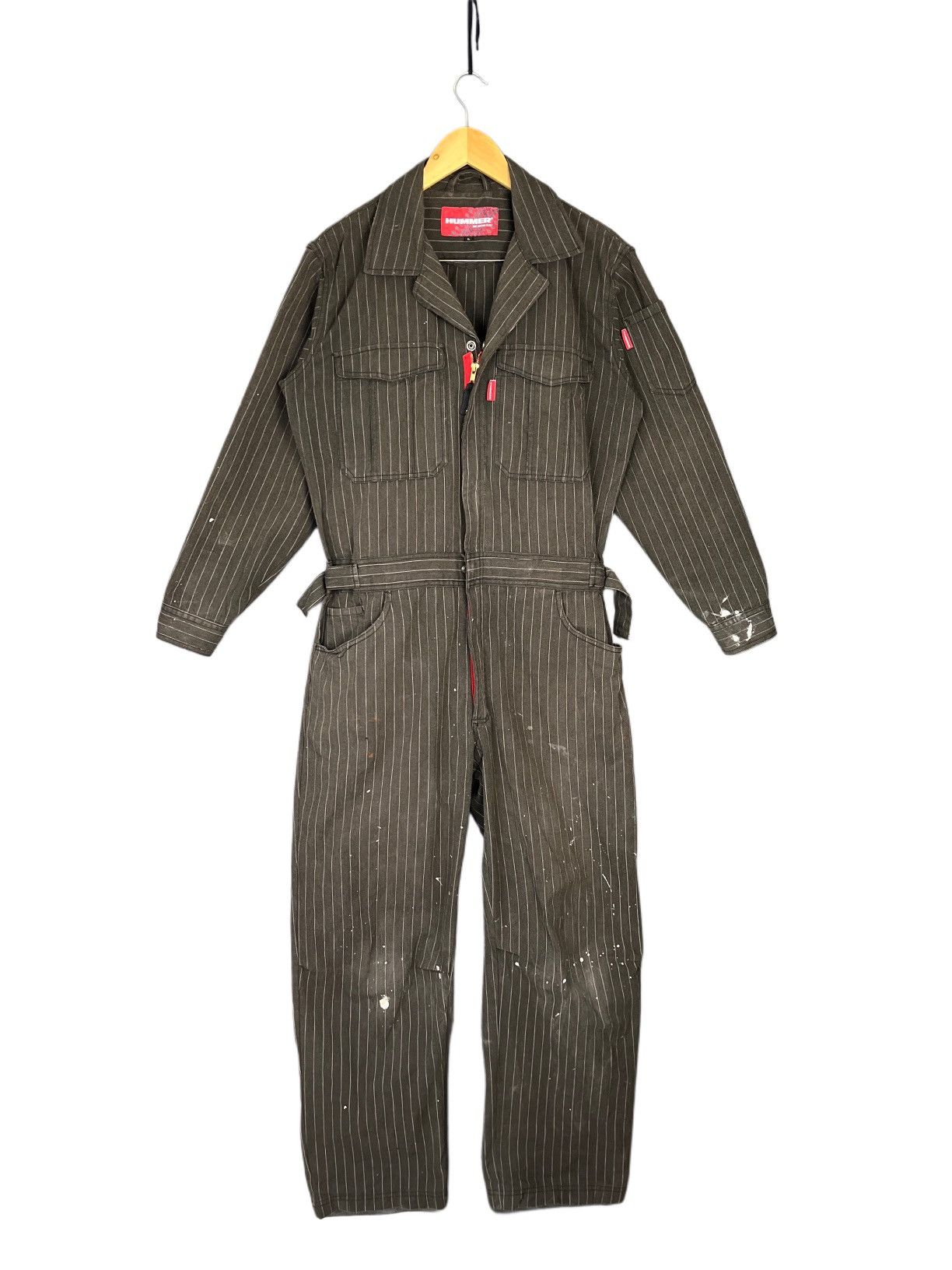 Vintage HUMMER STRIPES COVERALLS Size US 39 - 1 Thumbnail