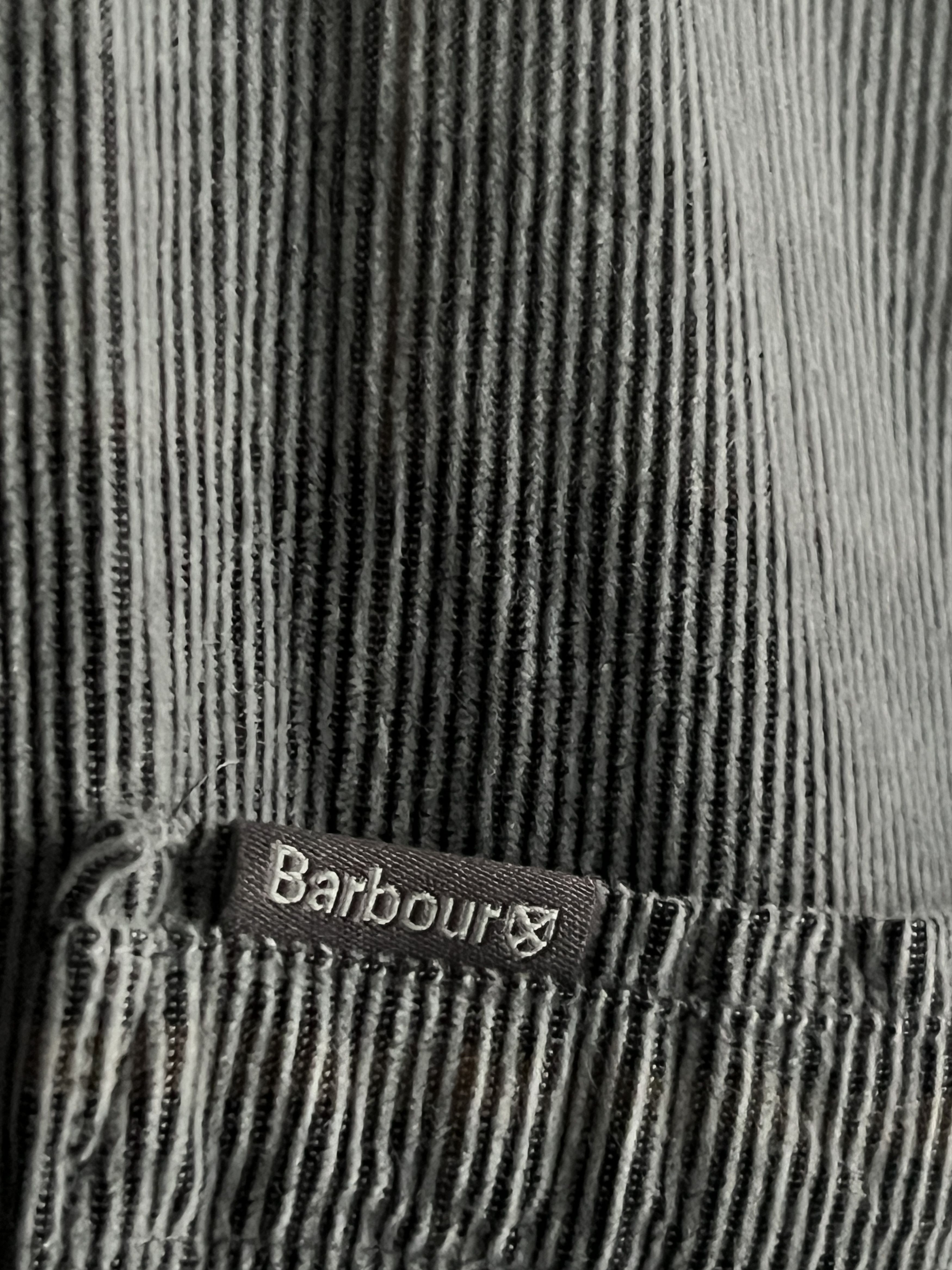 Barbour × Designer × Vintage Vintage Barbour Micro Corduroy Velvet Button Up Shirt Size US XL / EU 56 / 4 - 5 Thumbnail
