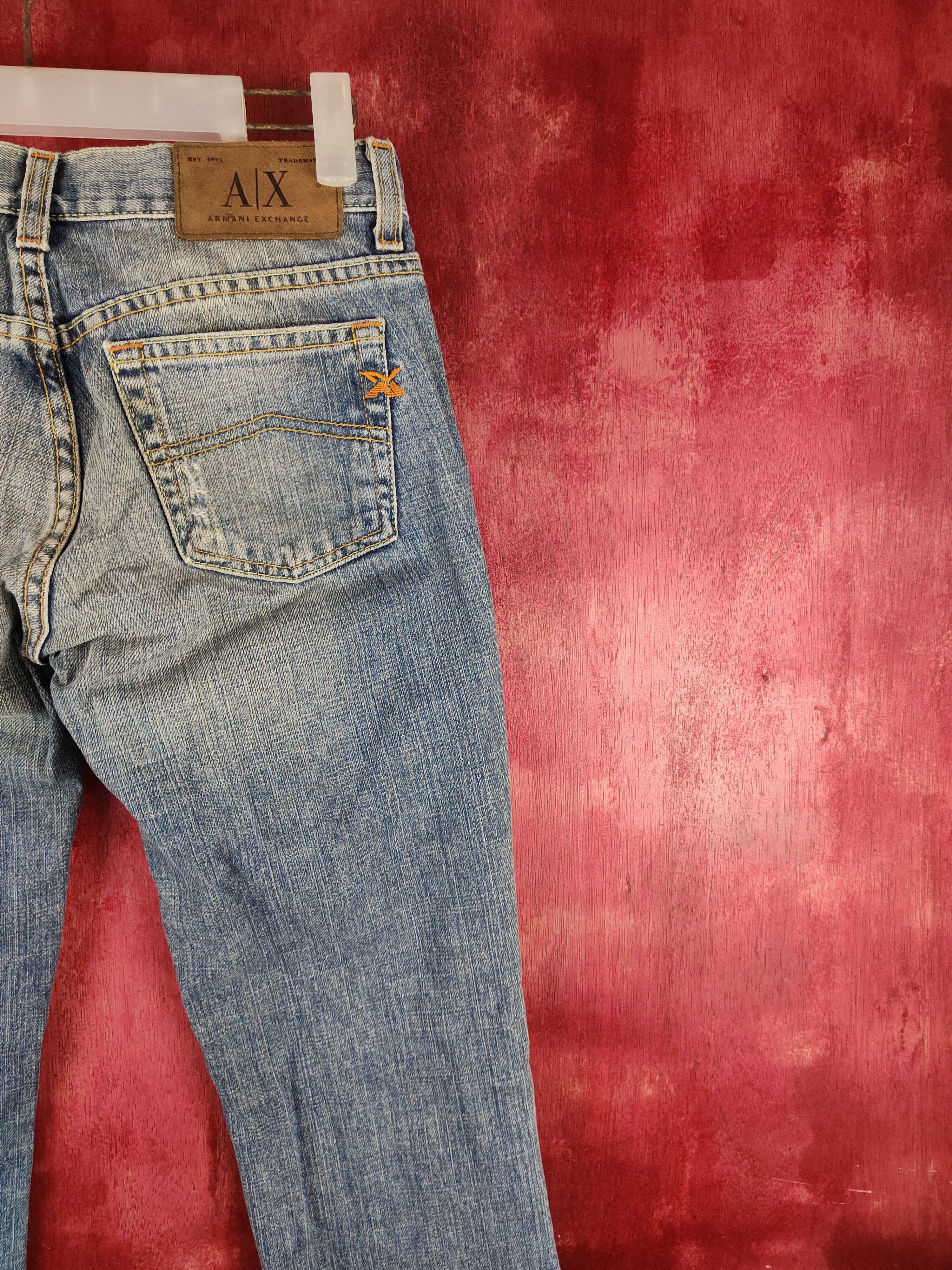 Armani Exchange Vintage Armani Exchange Distressed Denim jean pants N#S37 Size US 28 / EU 44 - 10 Thumbnail
