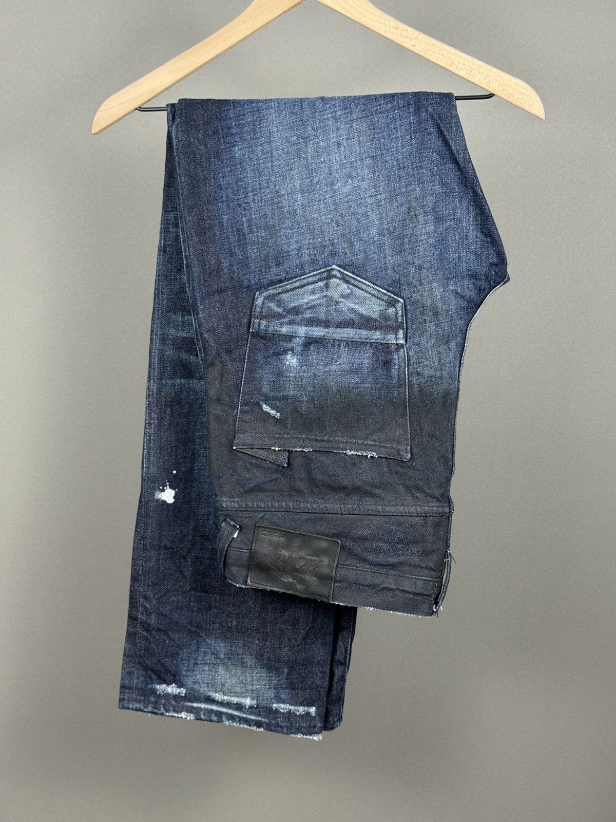 Prps PRPS DENIM PAINTED FADED PANTS SIZE : 34 Size US 34 / EU 50 - 1 Thumbnail