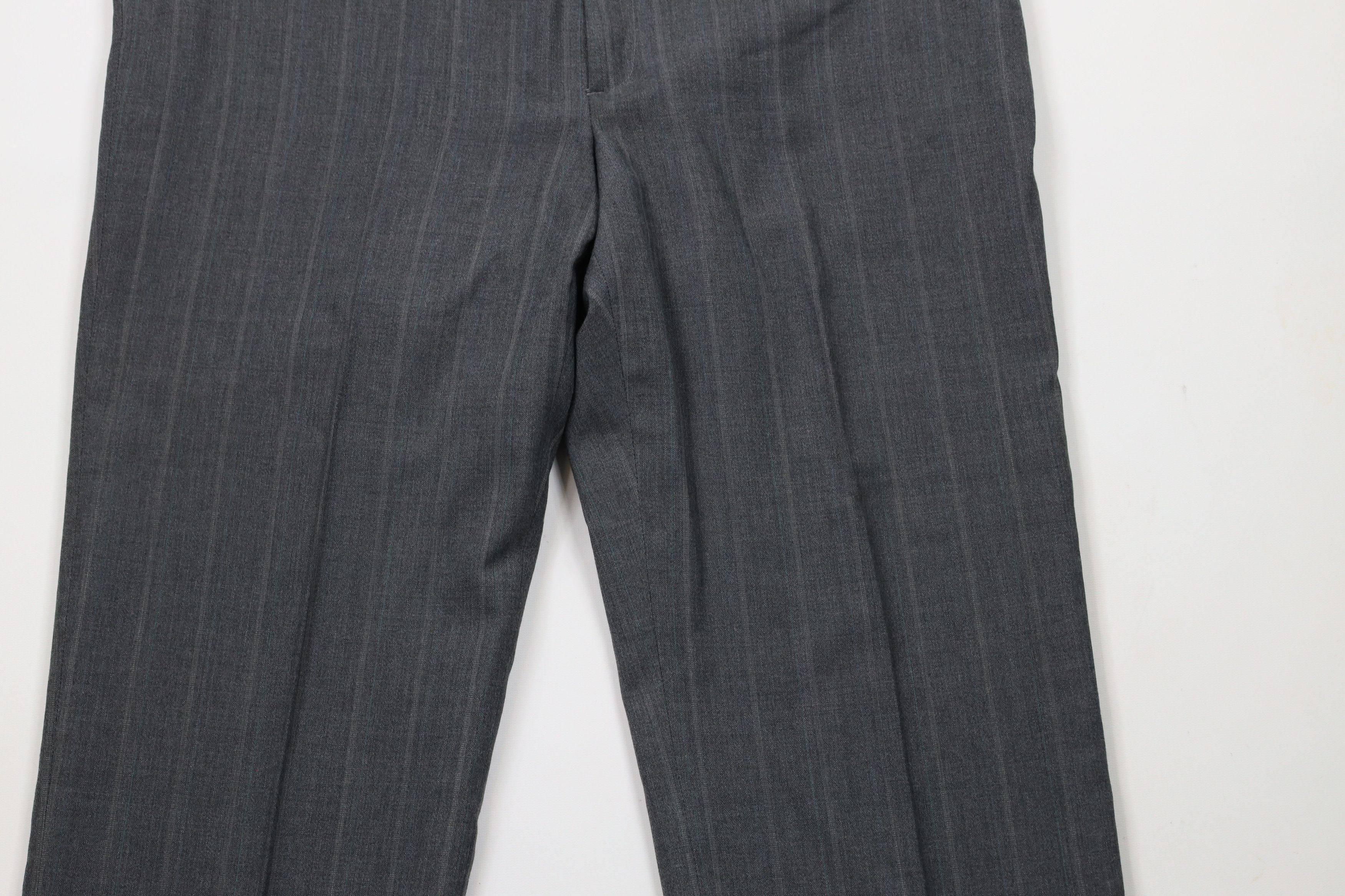 Vintage Vintage 90s Streetwear Striped Wide Leg Chino Pants USA Size US 38 / EU 54 - 3 Thumbnail